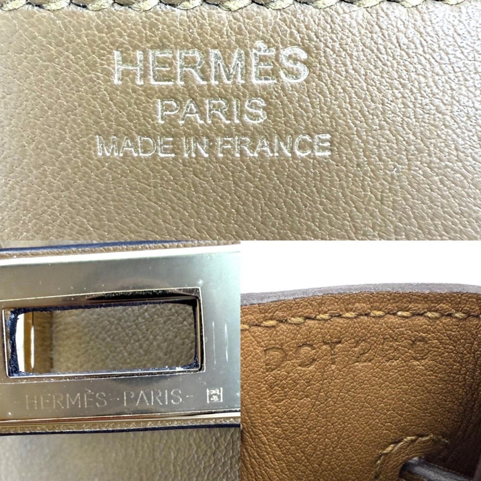 Hermes Brown Leather Handbag (Pre-Owned)