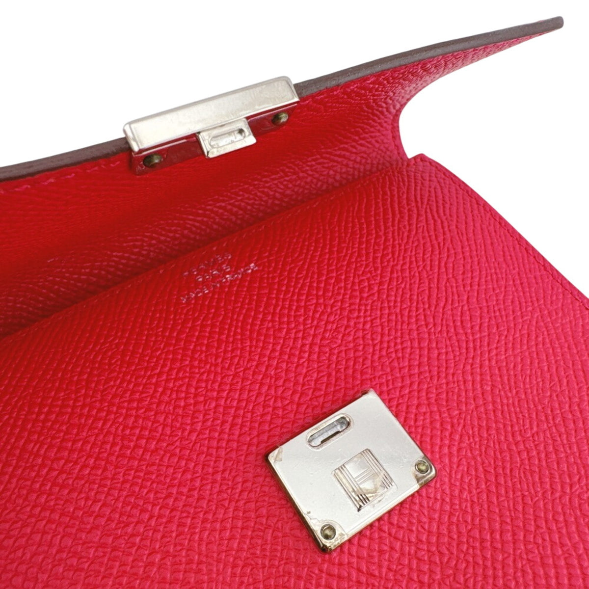 Hermes Pink Epsom Leather Wallet (Tri-Fold) (Pre-Owned)