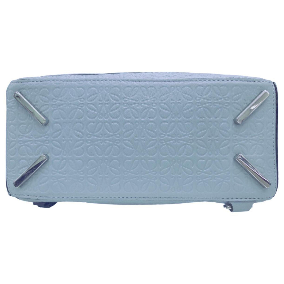 Loewe Puzzle Green Leather Shoulder Bag (Pre-Owned)