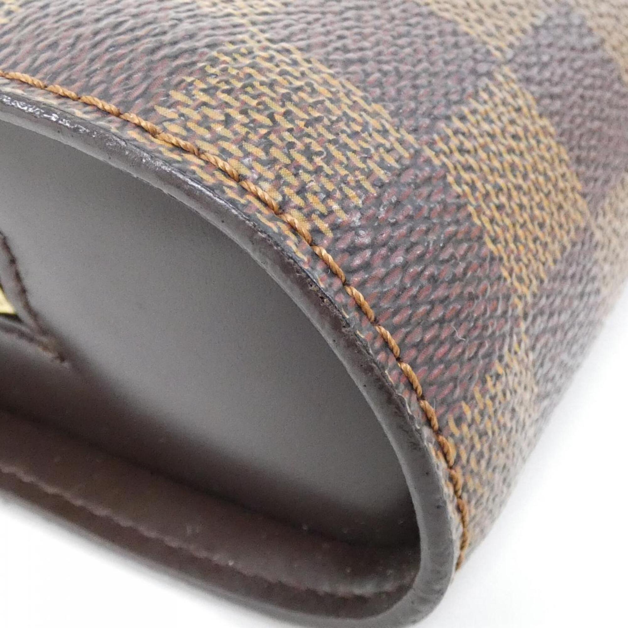 Louis Vuitton Brown Coated Canvas Briefcase (Pre-Owned)