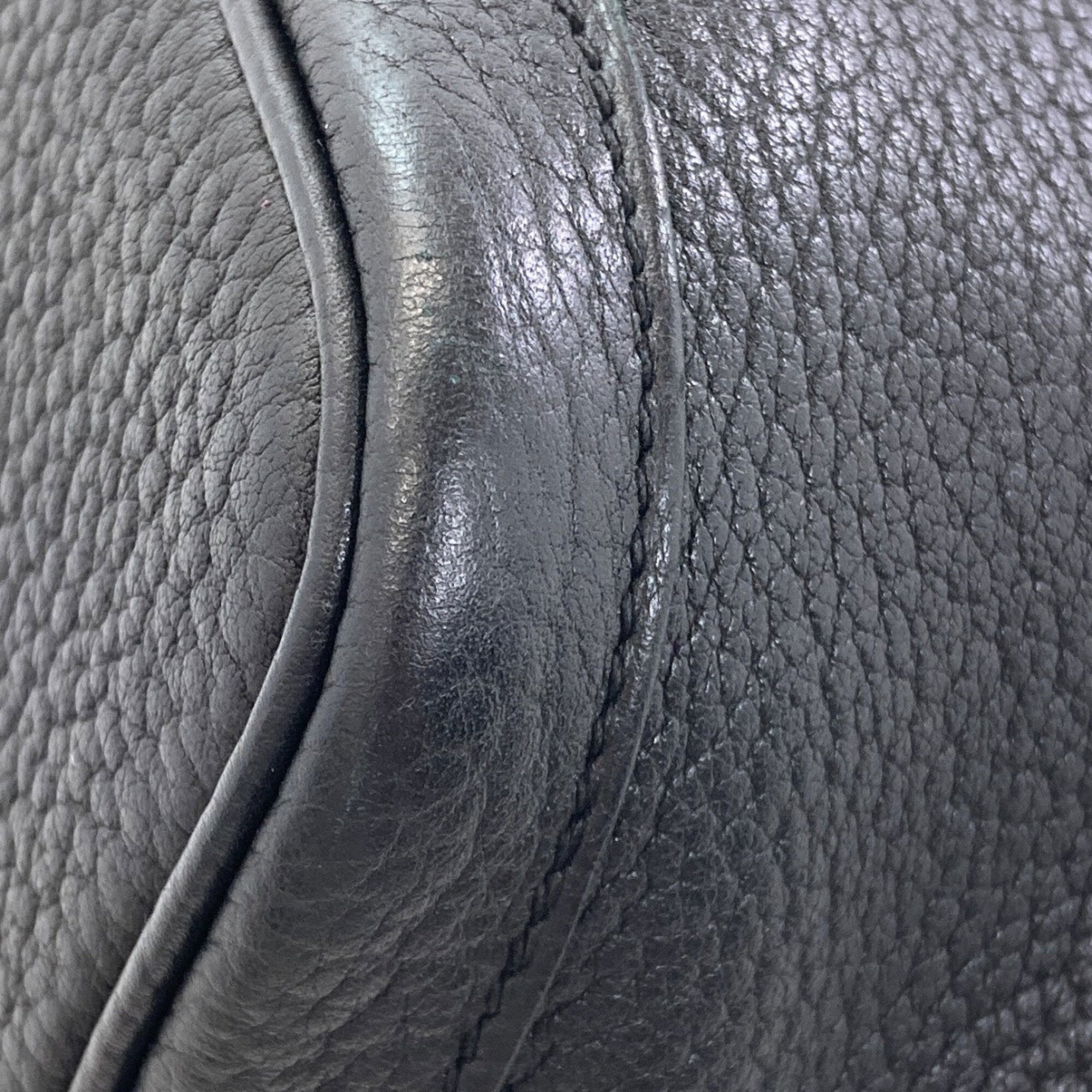 Hermes Black Negonda Leather Handbag (Pre-Owned)