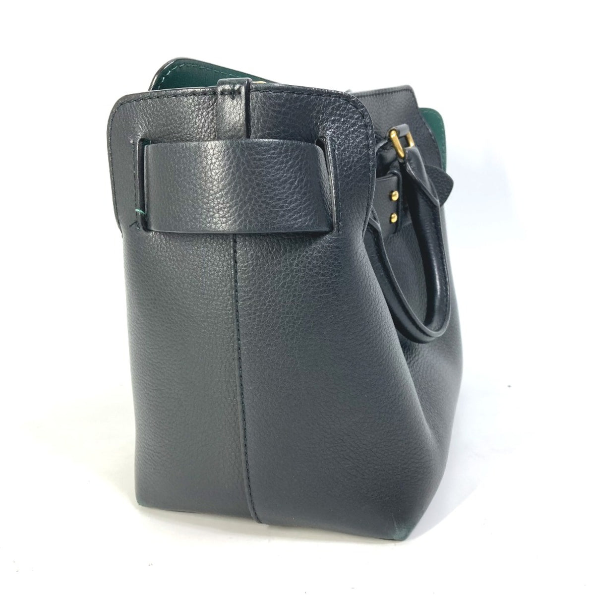 Burberry Black Leather Shoulder Bag (Pre-Owned)