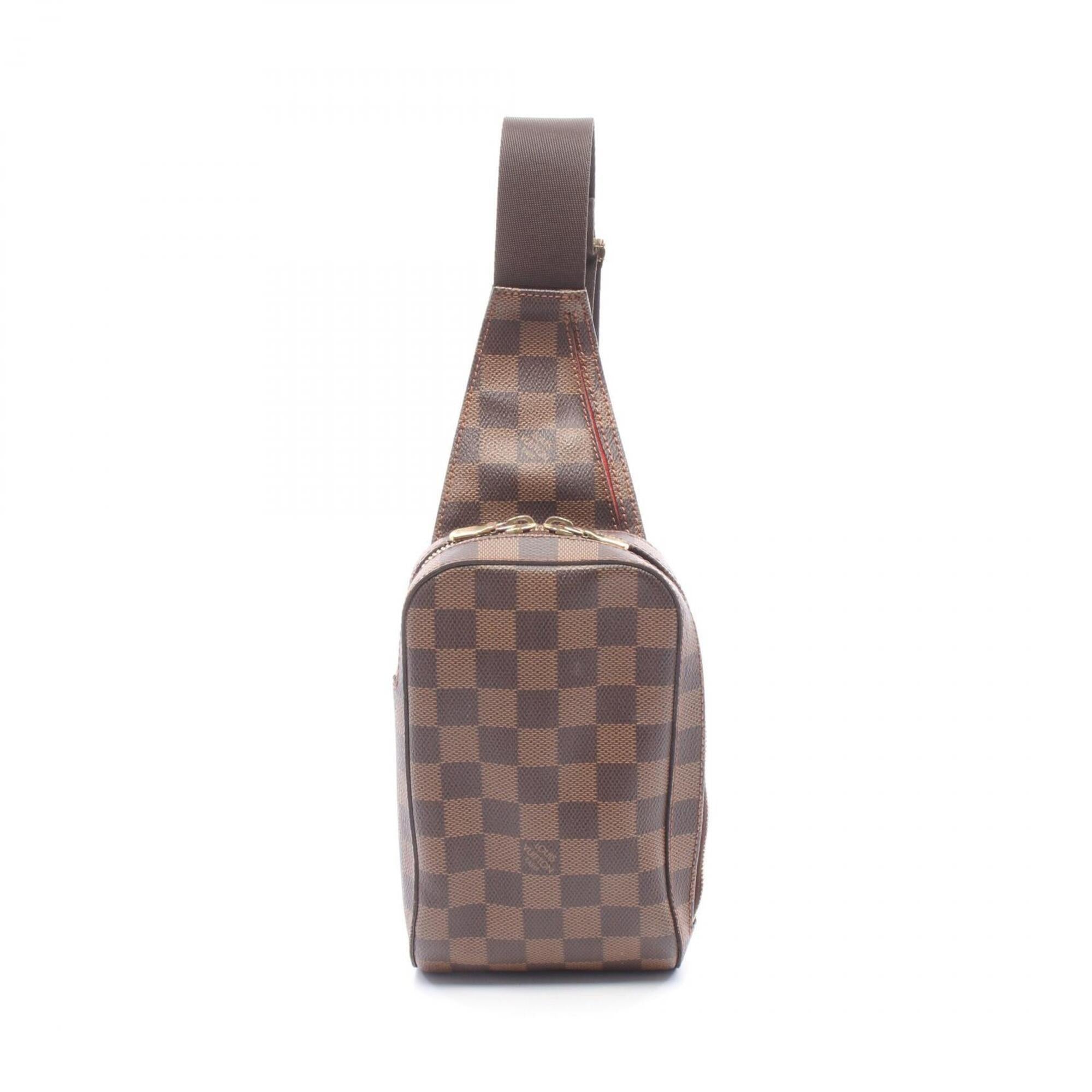 Louis Vuitton Brown Coated Canvas Fanny Pack Handbag (Pre-Owned)