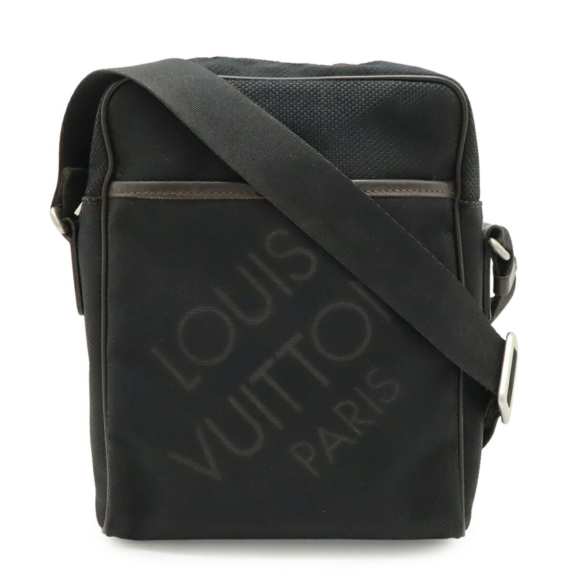 Louis Vuitton Black Noir Damier Geant Canvas Shoulder Bag (Pre-Owned)