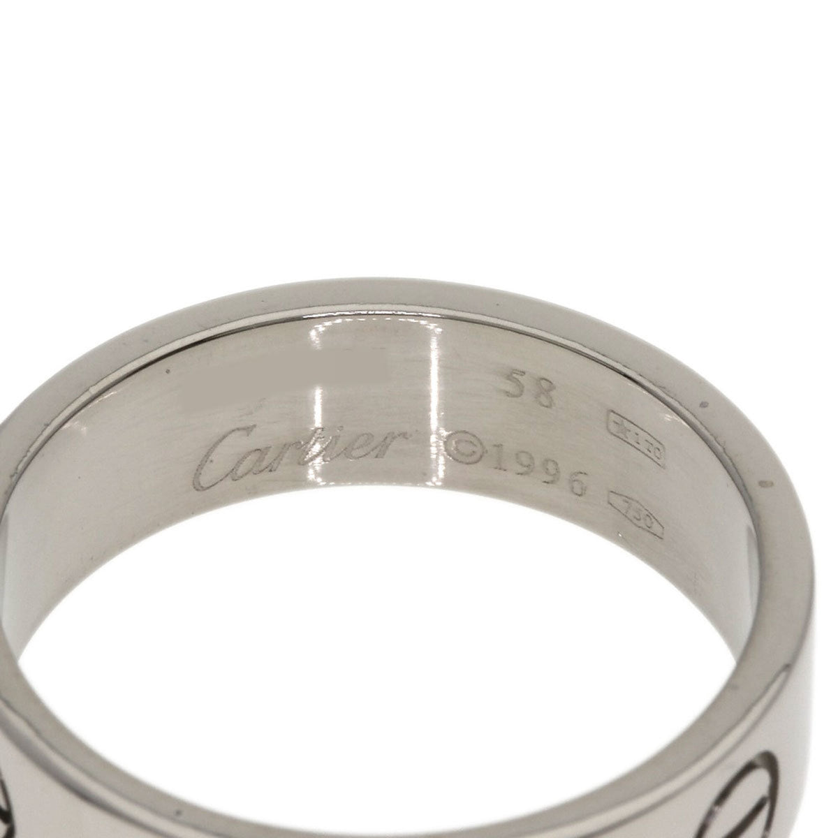 Cartier White Gold (18K) Band Ring (Pre-Owned)