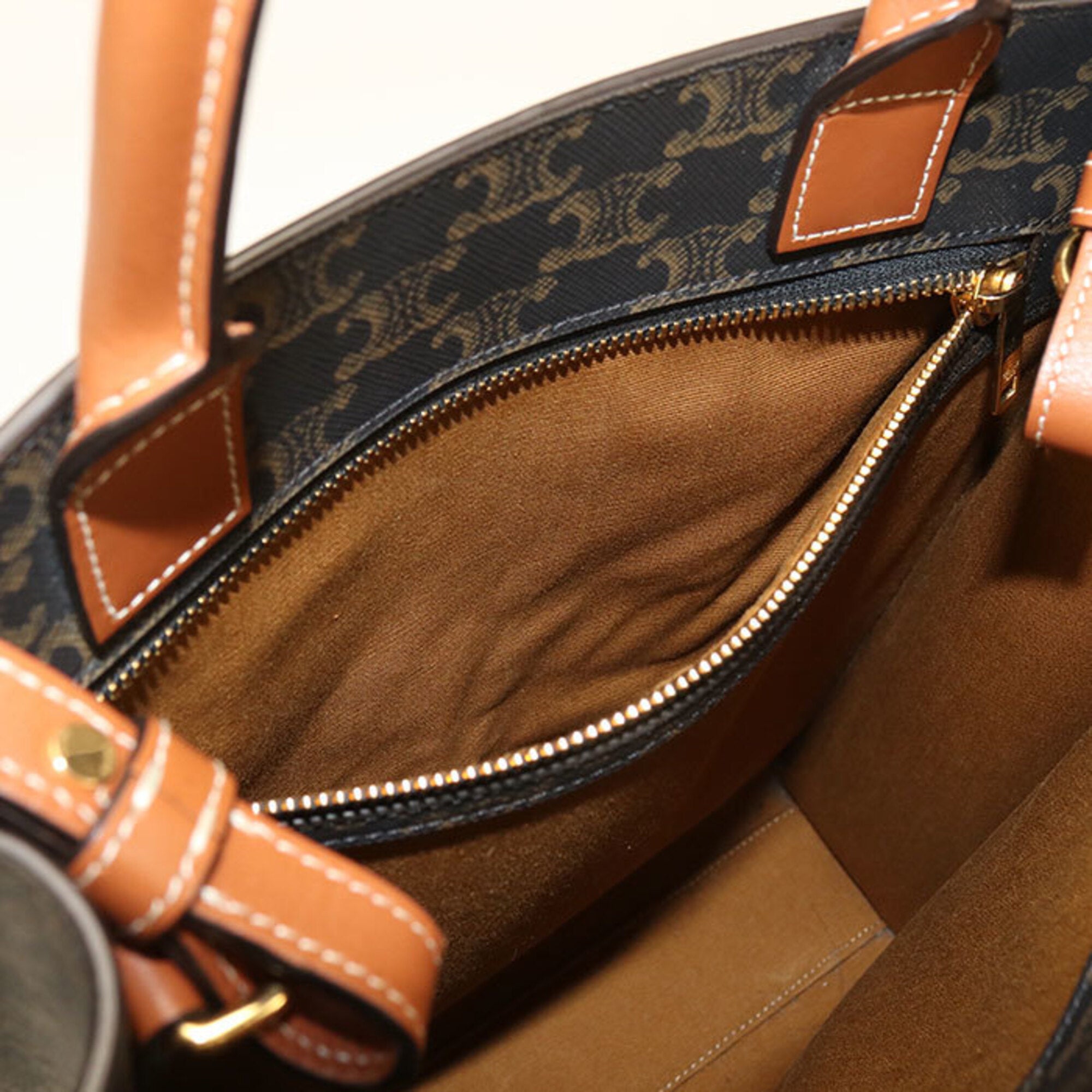 Celine Brown Pvc Tote Bag (Pre-Owned)