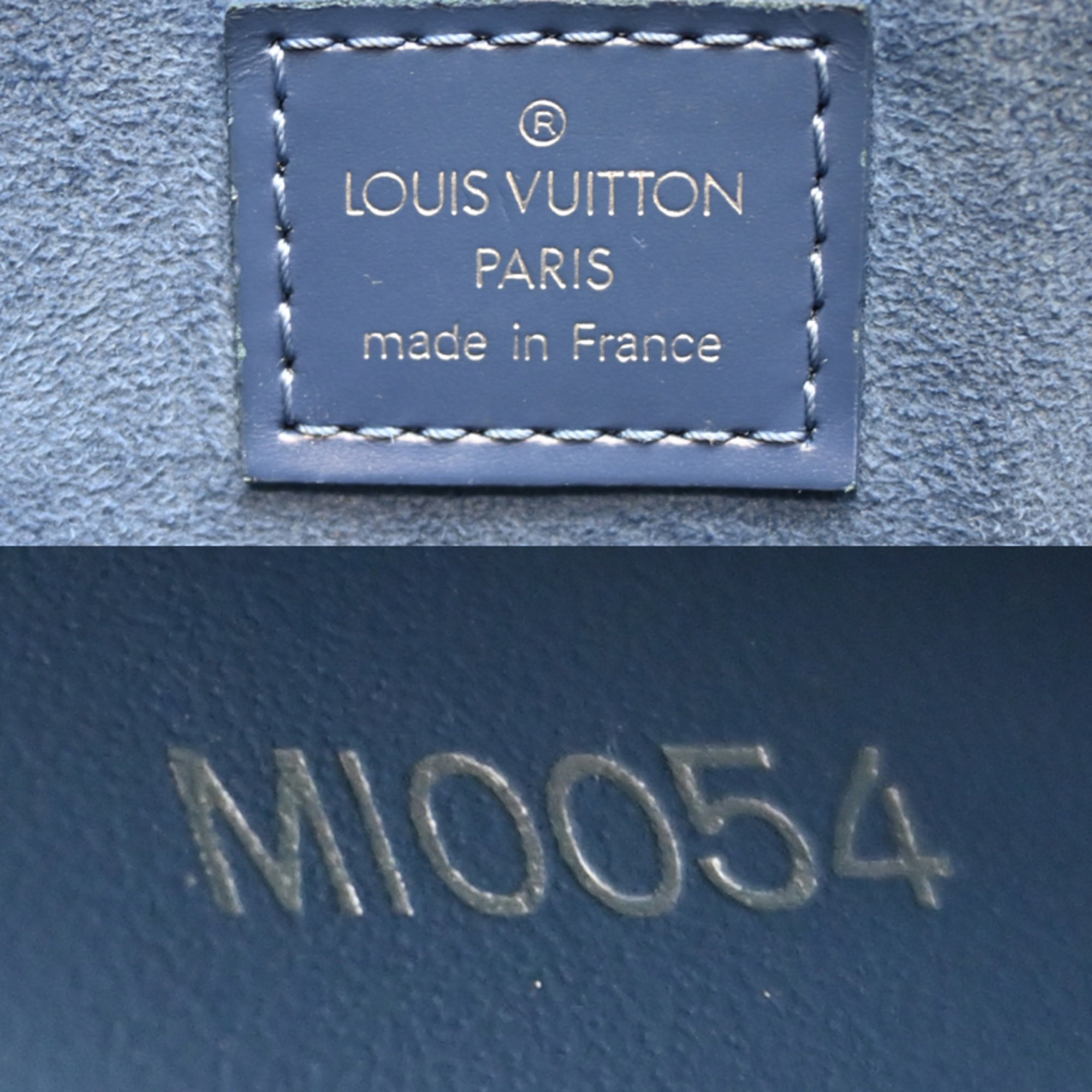 Louis Vuitton Toledo Blue Epi Leather Handbag (Pre-Owned)