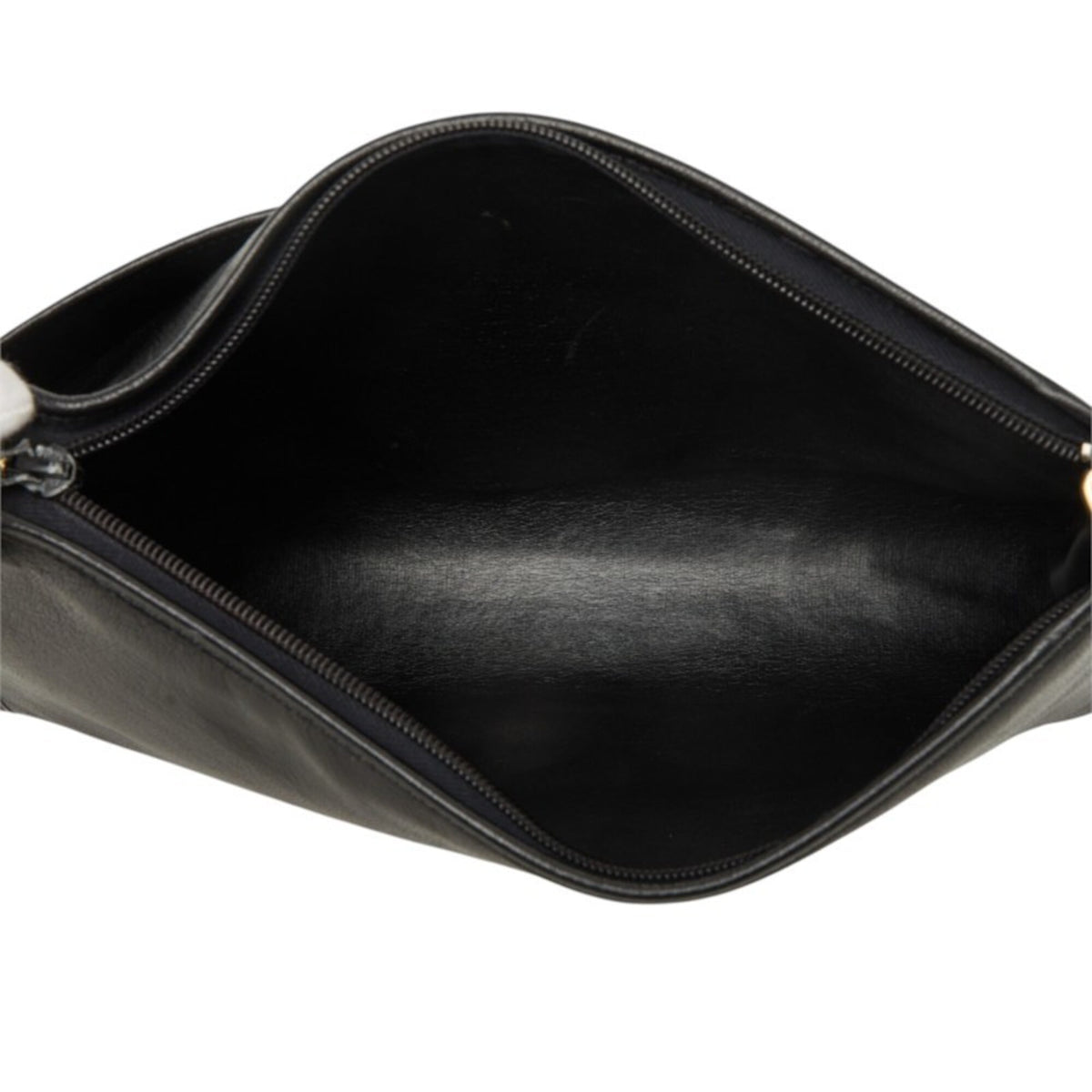 Christian Dior Black Leather Handbag Shoulder Bag (Pre-Owned)