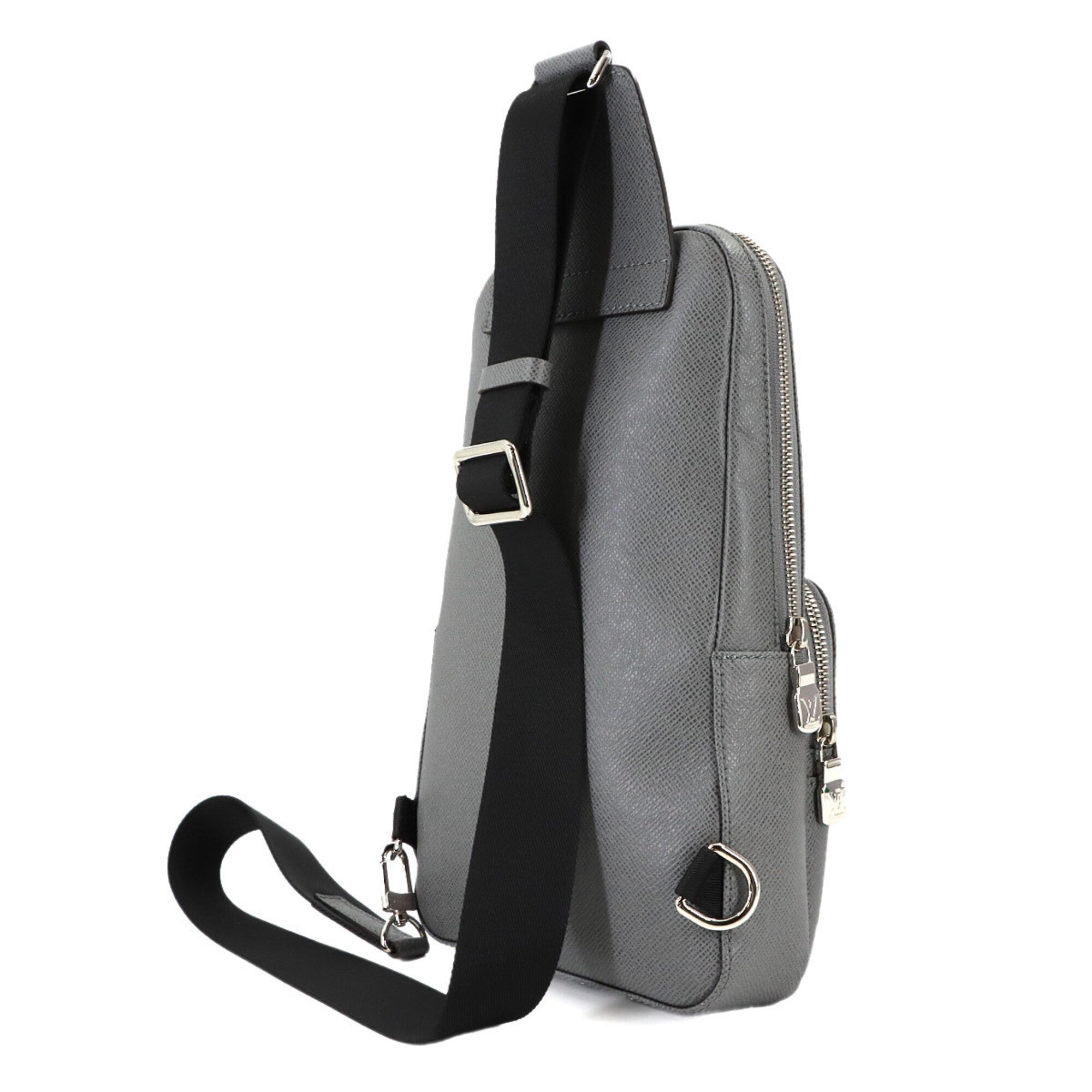 Louis Vuitton Gris Taiga Leather Leather Handbag Sling Bag (Pre-Owned)