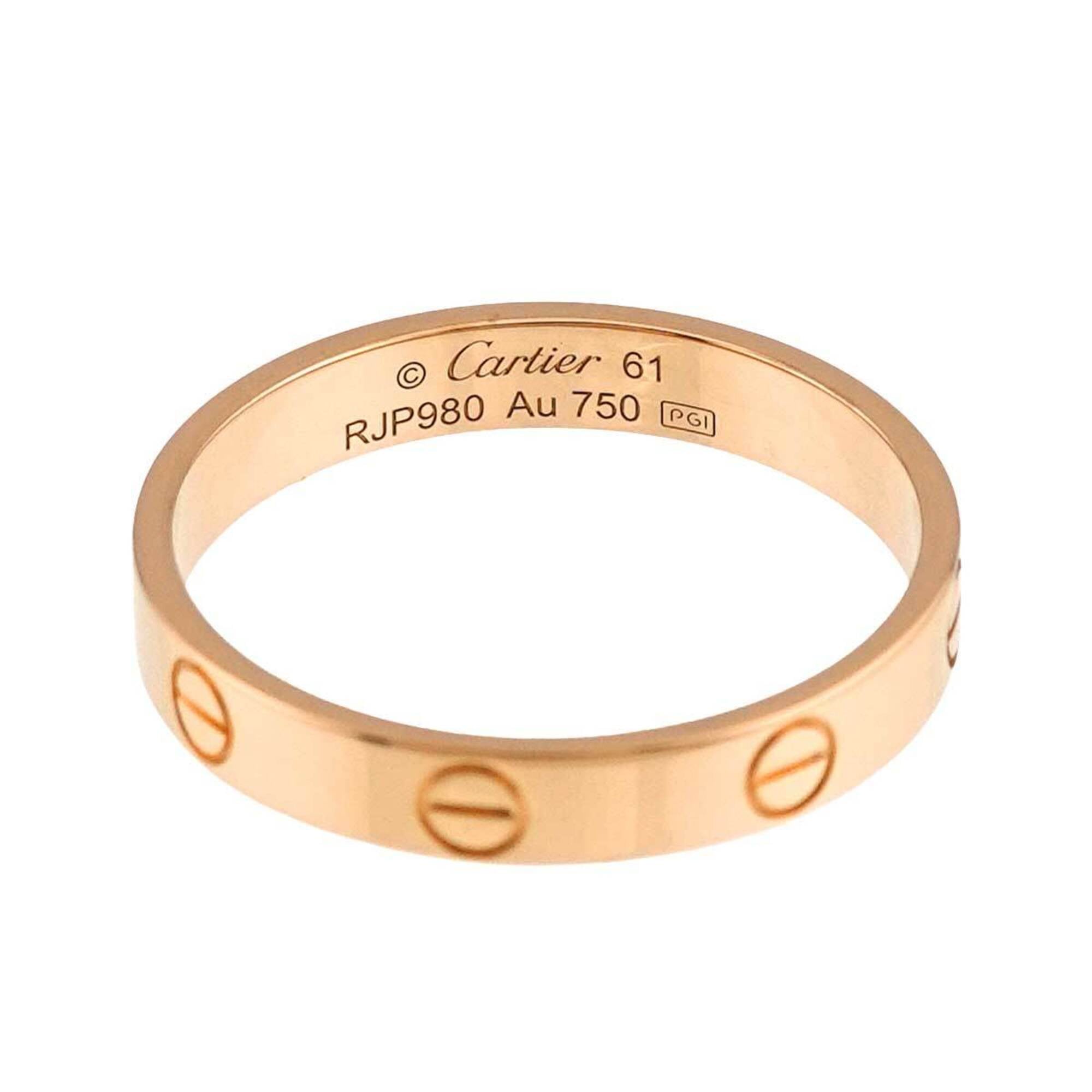 Cartier Pink Gold (18K) Band Ring (Pre-Owned)