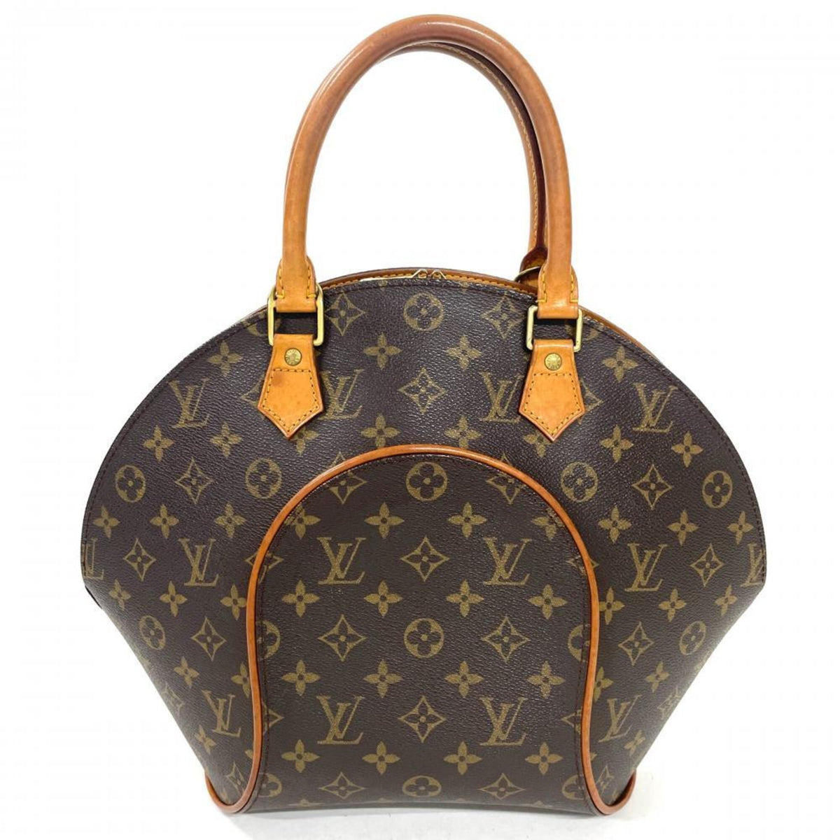 Louis Vuitton Brown Monogram Canvas Handbag (Pre-Owned)
