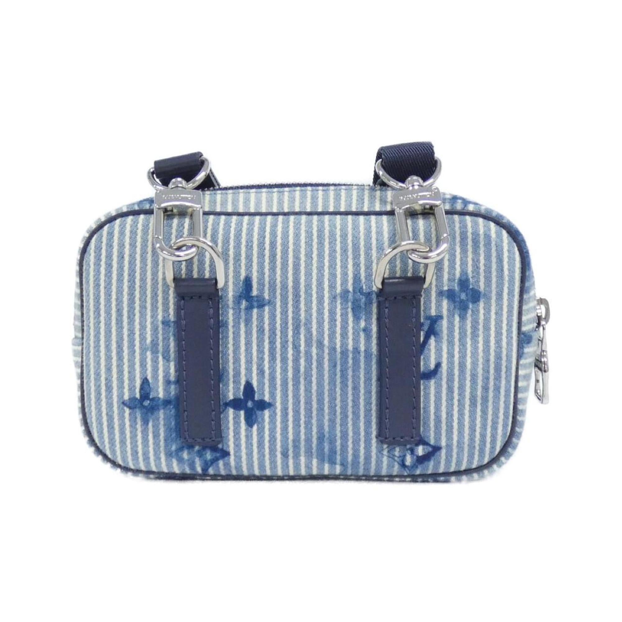 Louis Vuitton Monogram Navy Canvas Pochette Shoulder Bag (Pre-Owned)