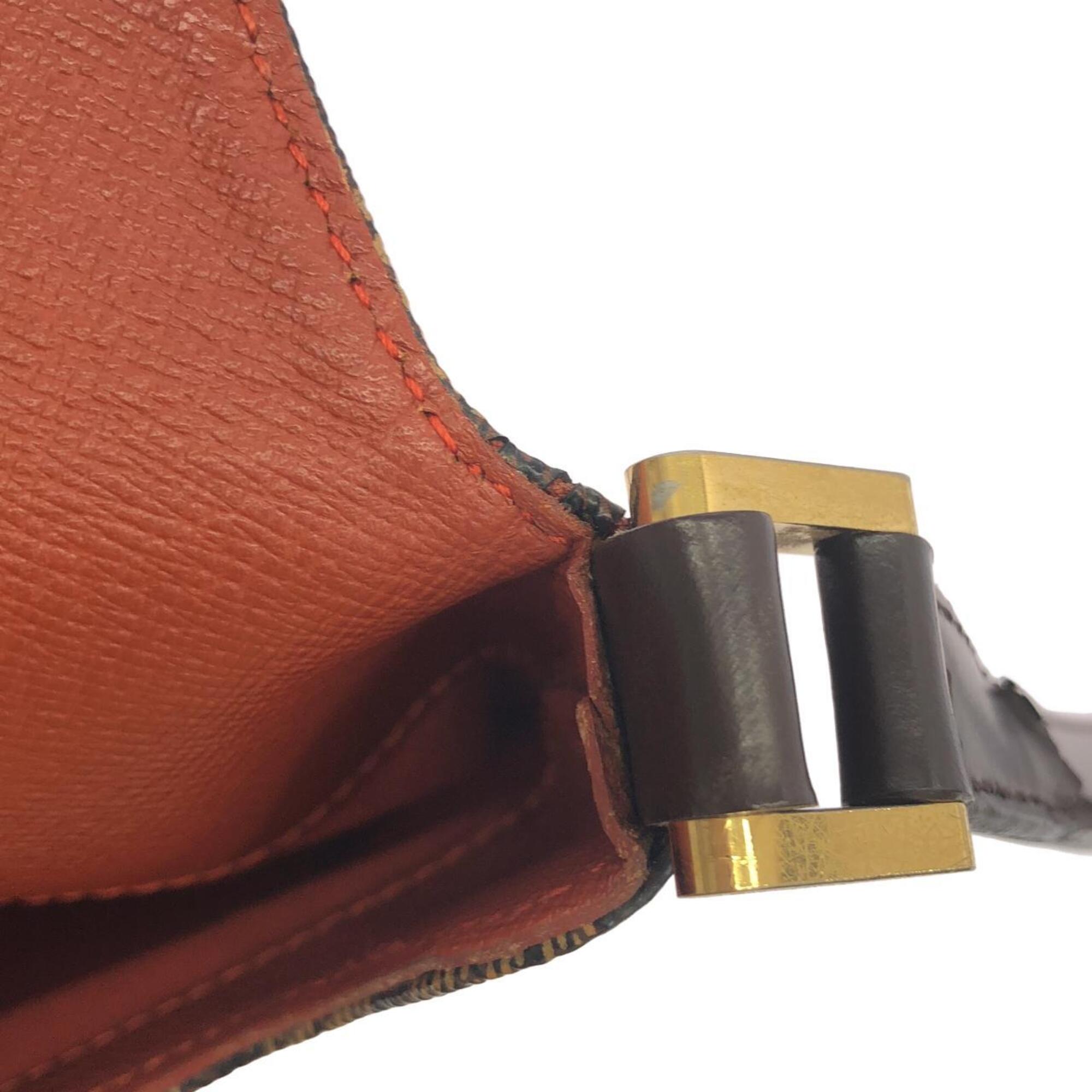 Louis Vuitton Ebene Coated Canvas Shoulder Bag (Pre-Owned)