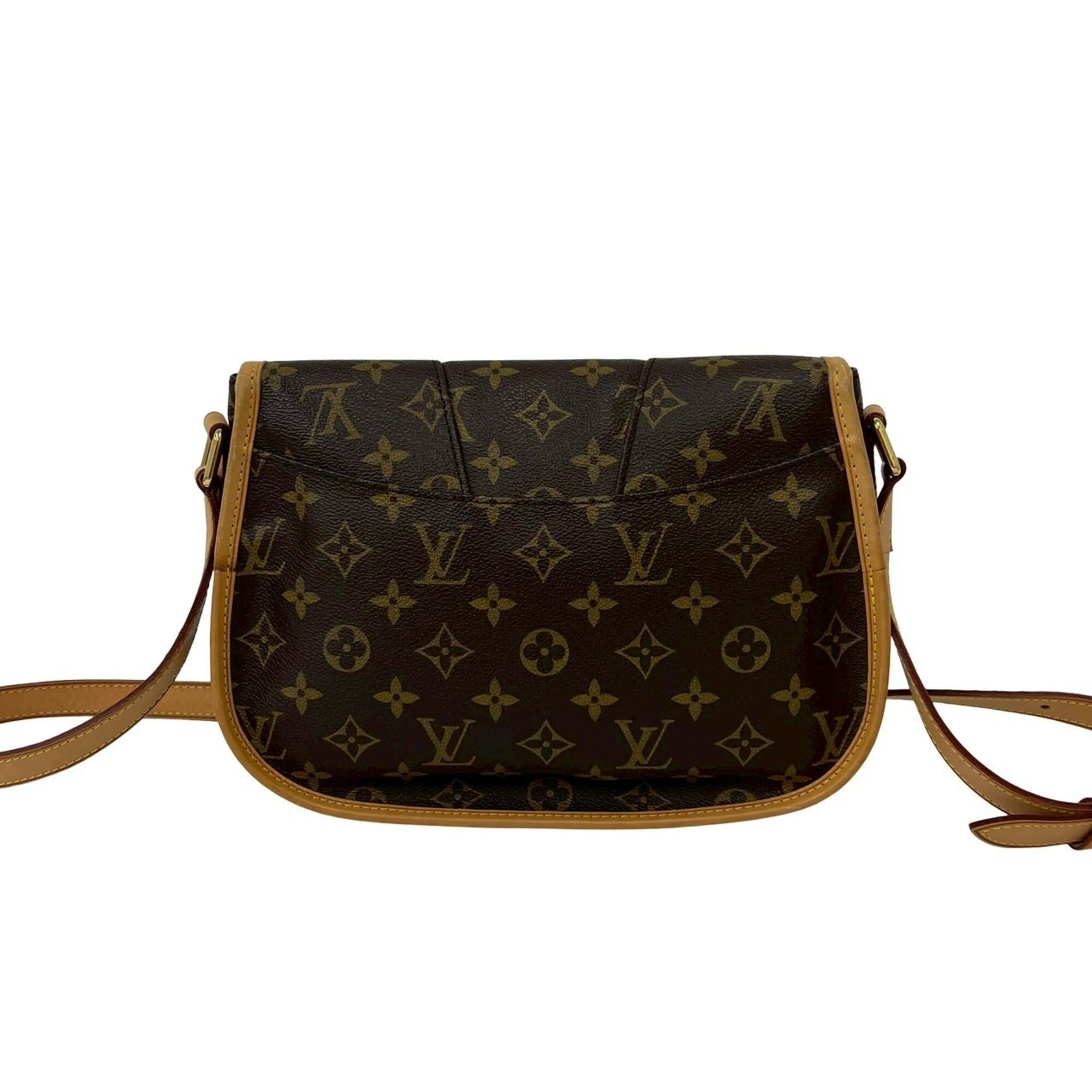 Louis Vuitton Brown Leather Pvc Pochette Shoulder Bag (Pre-Owned)