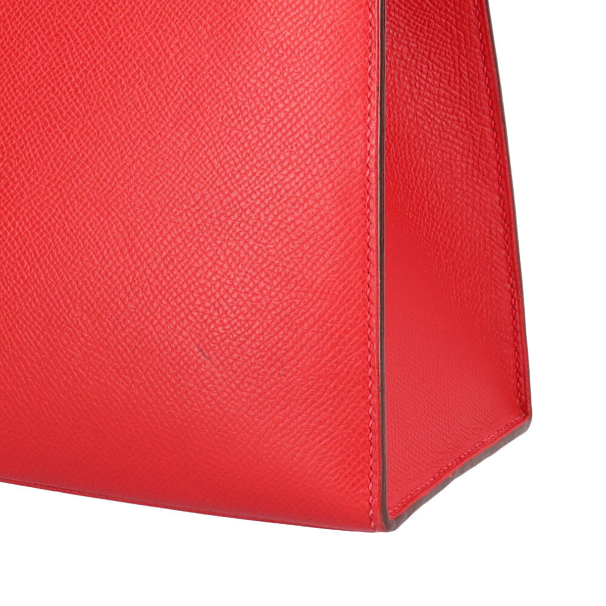 Hermes Red Color Rouge Casaque Epsom Leather Shoulder Bag (Pre-Owned)