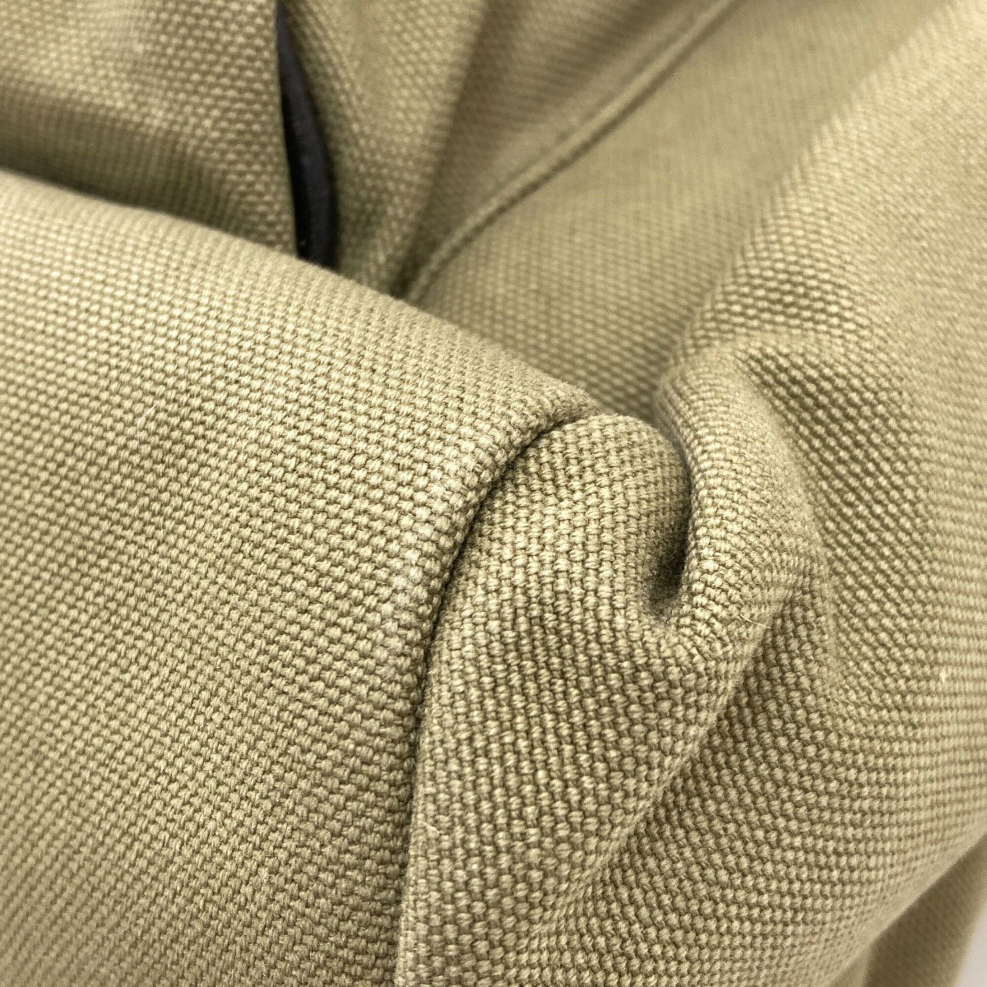 Saint Laurent Khaki Canvas Backpack (Pre-Owned)