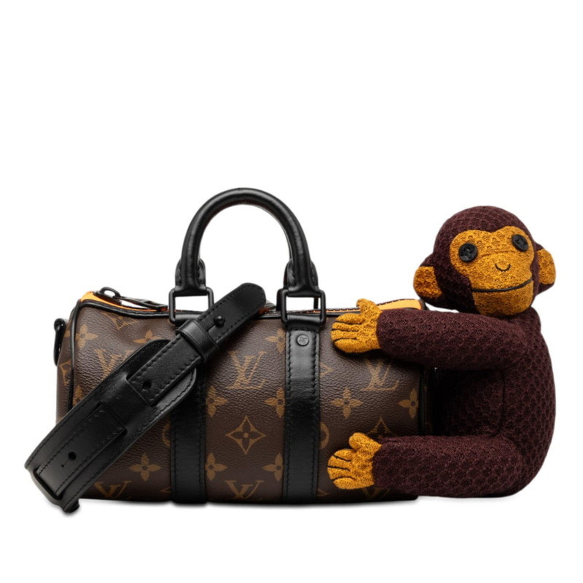Louis Vuitton Brown Pvc Leather Handbag Shoulder Bag (Pre-Owned)