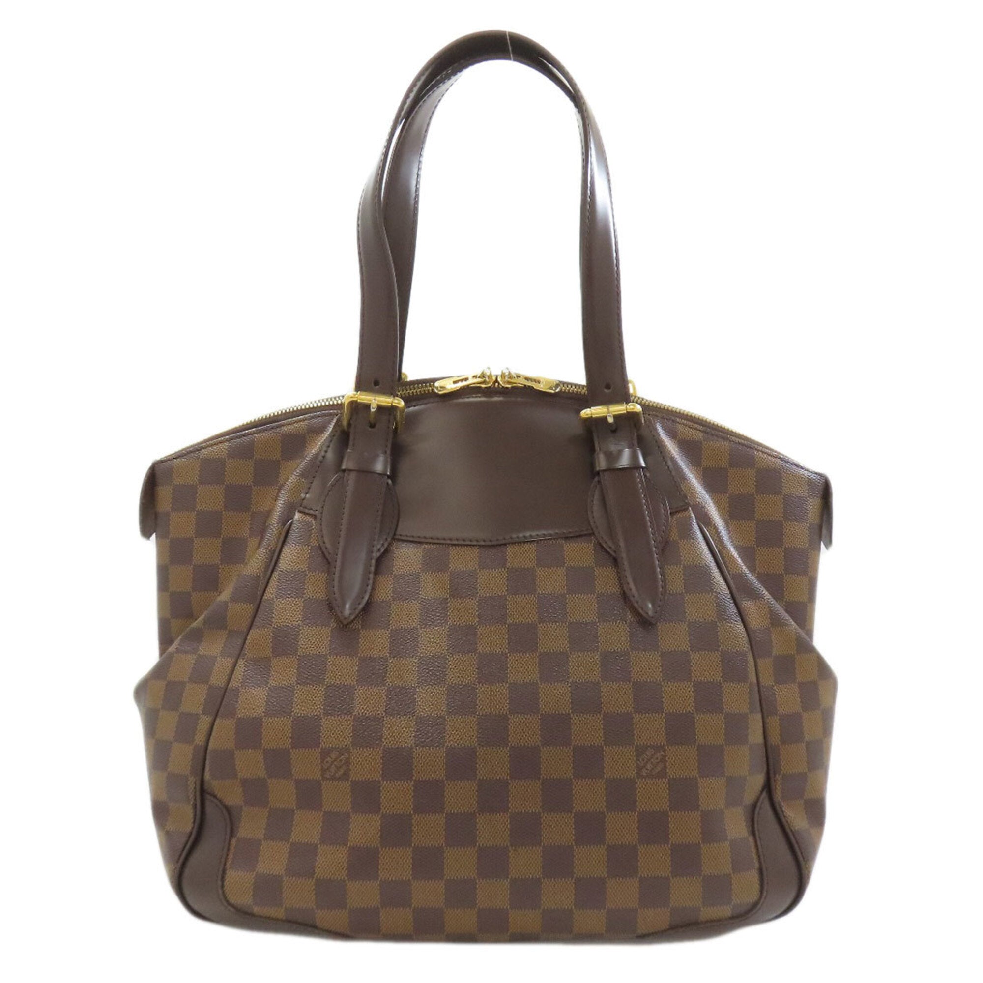 Louis Vuitton Damier Damier Canvas Ebene Damier Canvas Handbag (Pre-Owned)