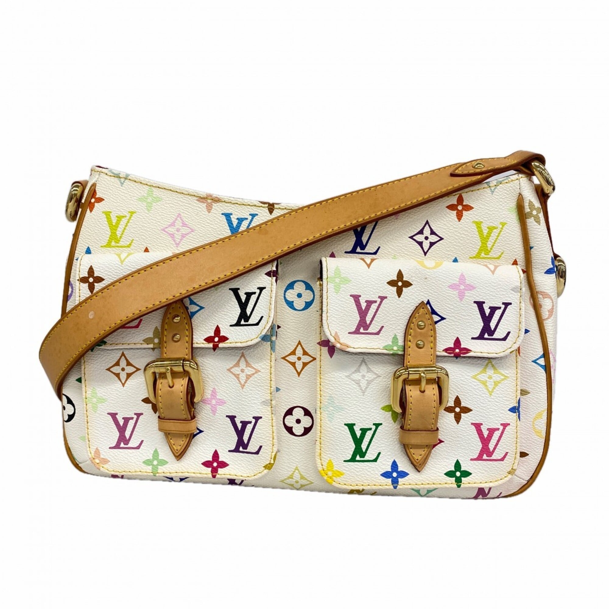 Louis Vuitton White Shoulder Bag (Pre-Owned)