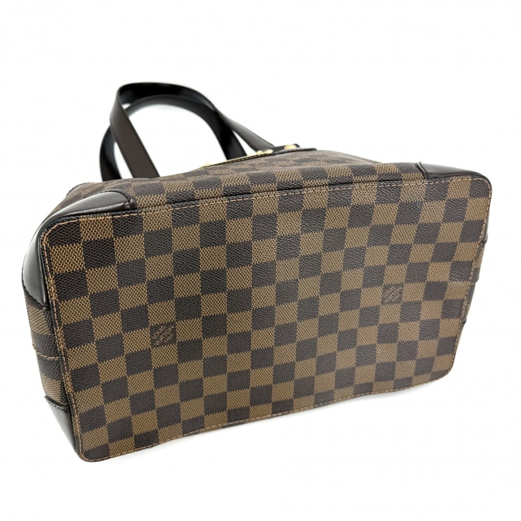 Louis Vuitton Brown Damier Canvas Handbag Tote Bag (Pre-Owned)