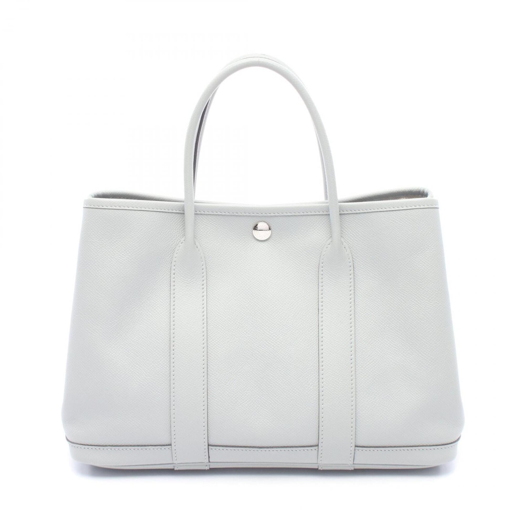Hermes Blue Epsom Leather Leather Handbag Tote Bag (Pre-Owned)