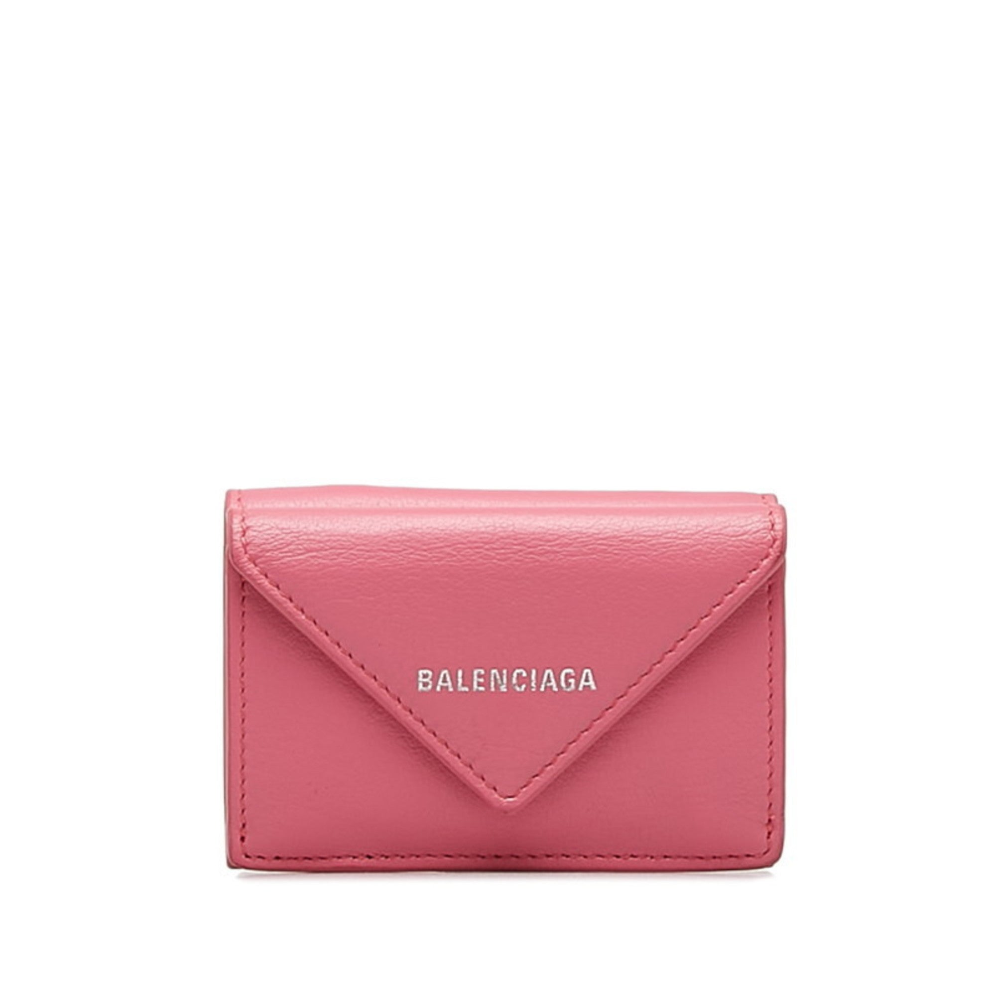 Balenciaga Pink Leather Wallet (Bi-Fold) (Pre-Owned)