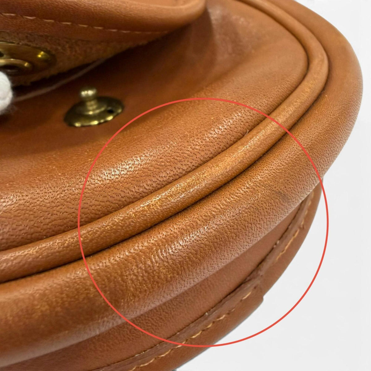 Coach Brown Leather Shoulder Bag (Pre-Owned)
