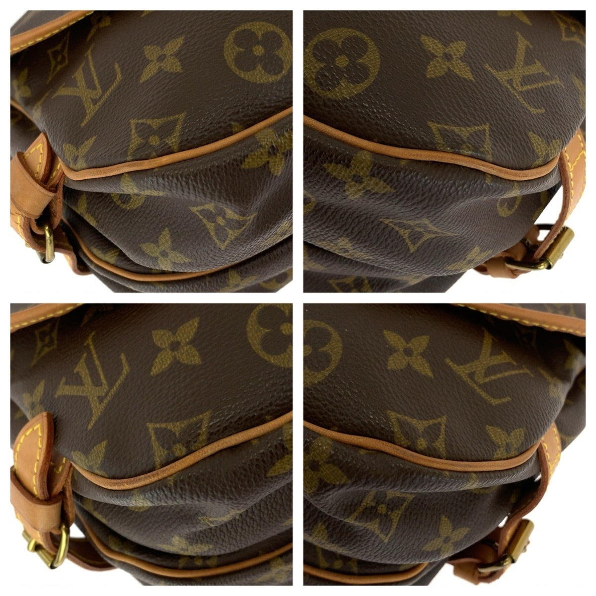 Louis Vuitton Brown Monogram Pvc Messenger Bag Shoulder Bag (Pre-Owned)