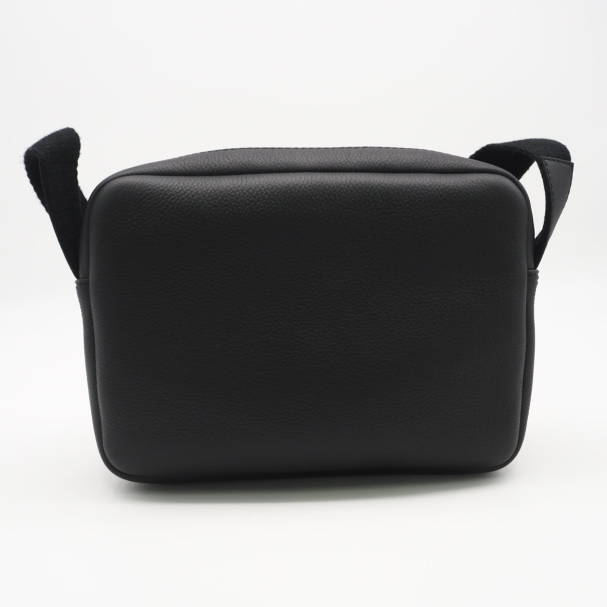 Loewe Black Leather Messenger Bag Shoulder Bag (Pre-Owned)