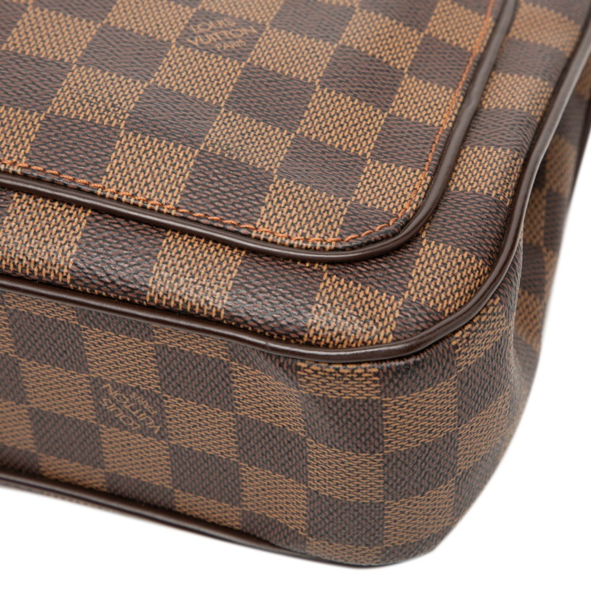 Louis Vuitton Brown Pvc Leather Shoulder Bag (Pre-Owned)