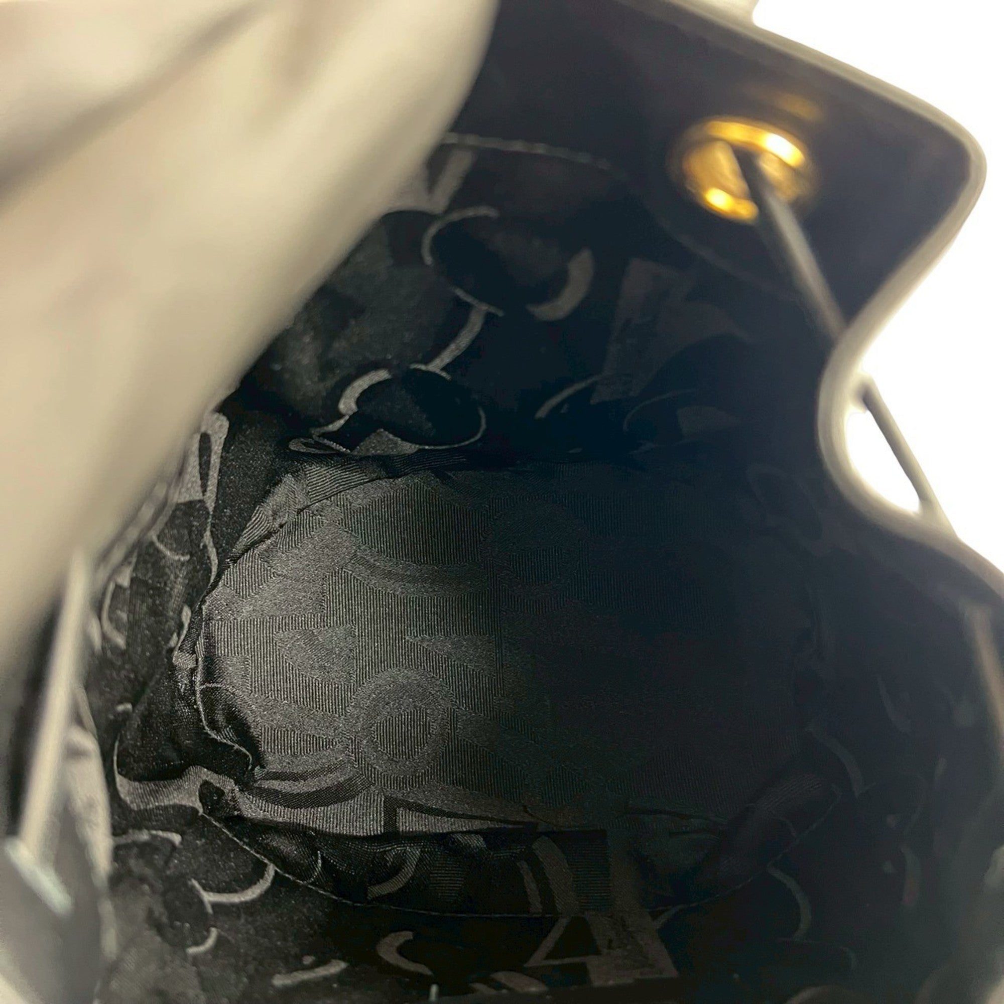 Salvatore Ferragamo Black Leather Backpack (Pre-Owned)