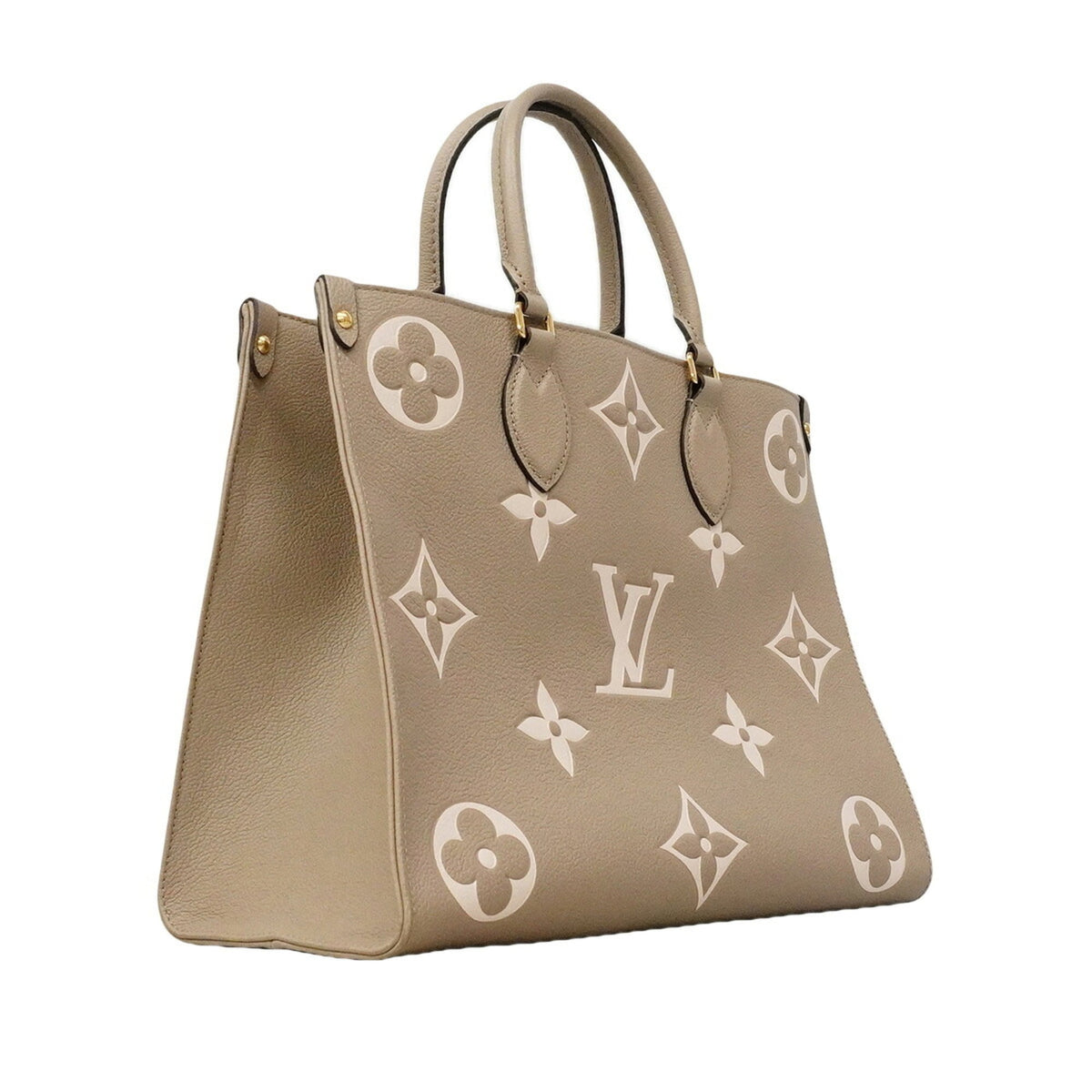 Louis Vuitton Cream Tourterelle Tote Bag (Pre-Owned)