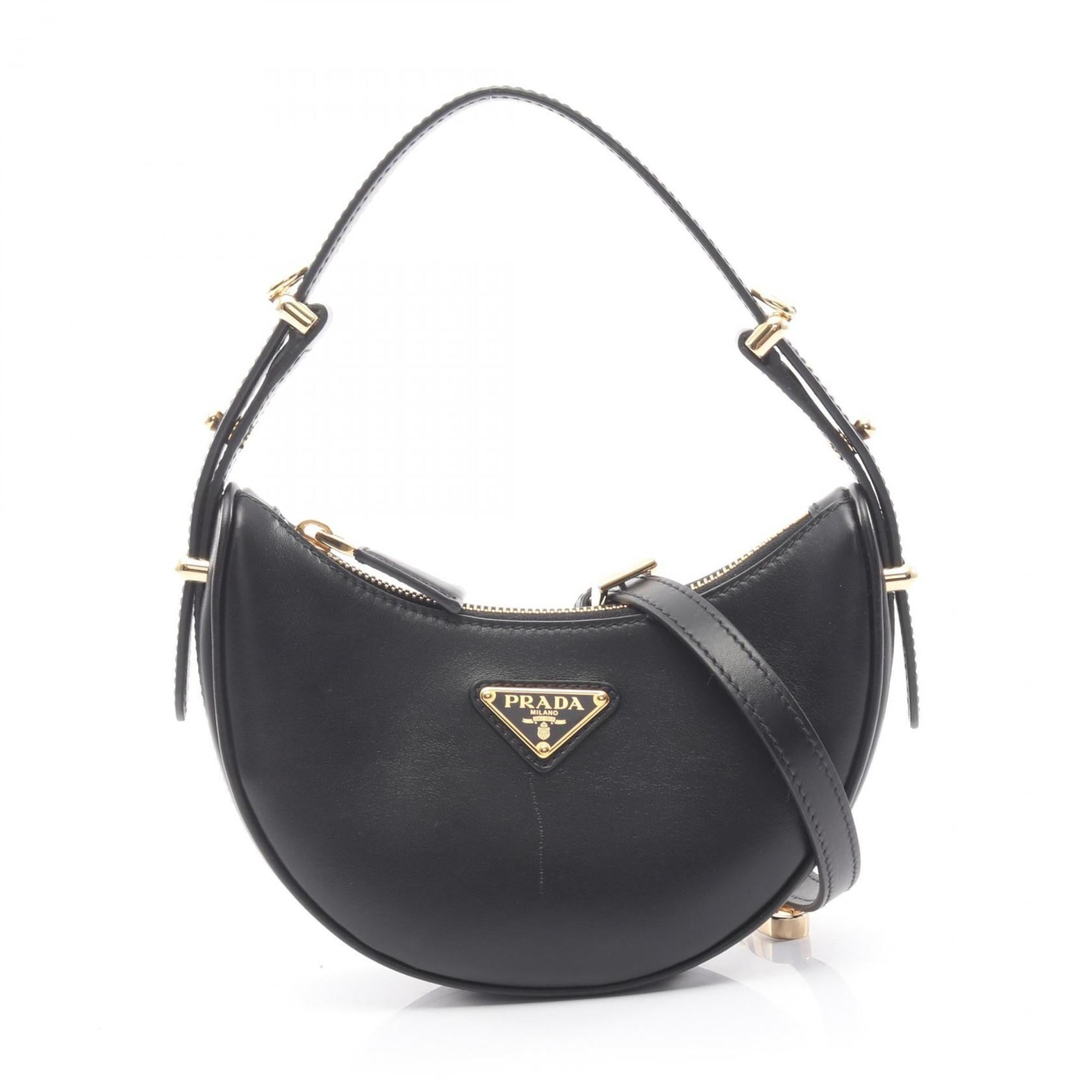 Prada Black Leather Handbag (Pre-Owned)