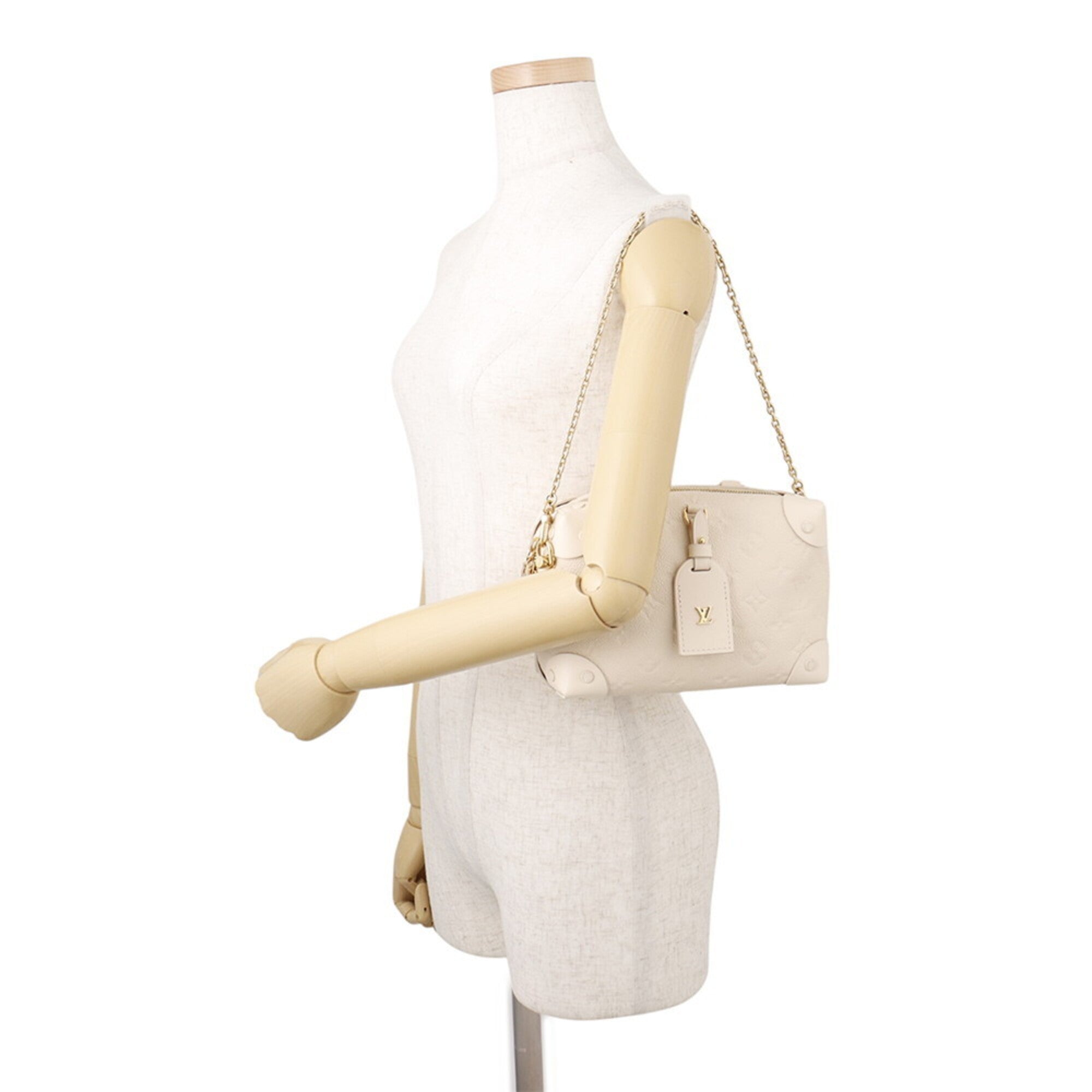 Louis Vuitton White Monogram Empreinte Handbag Shoulder Bag (Pre-Owned)
