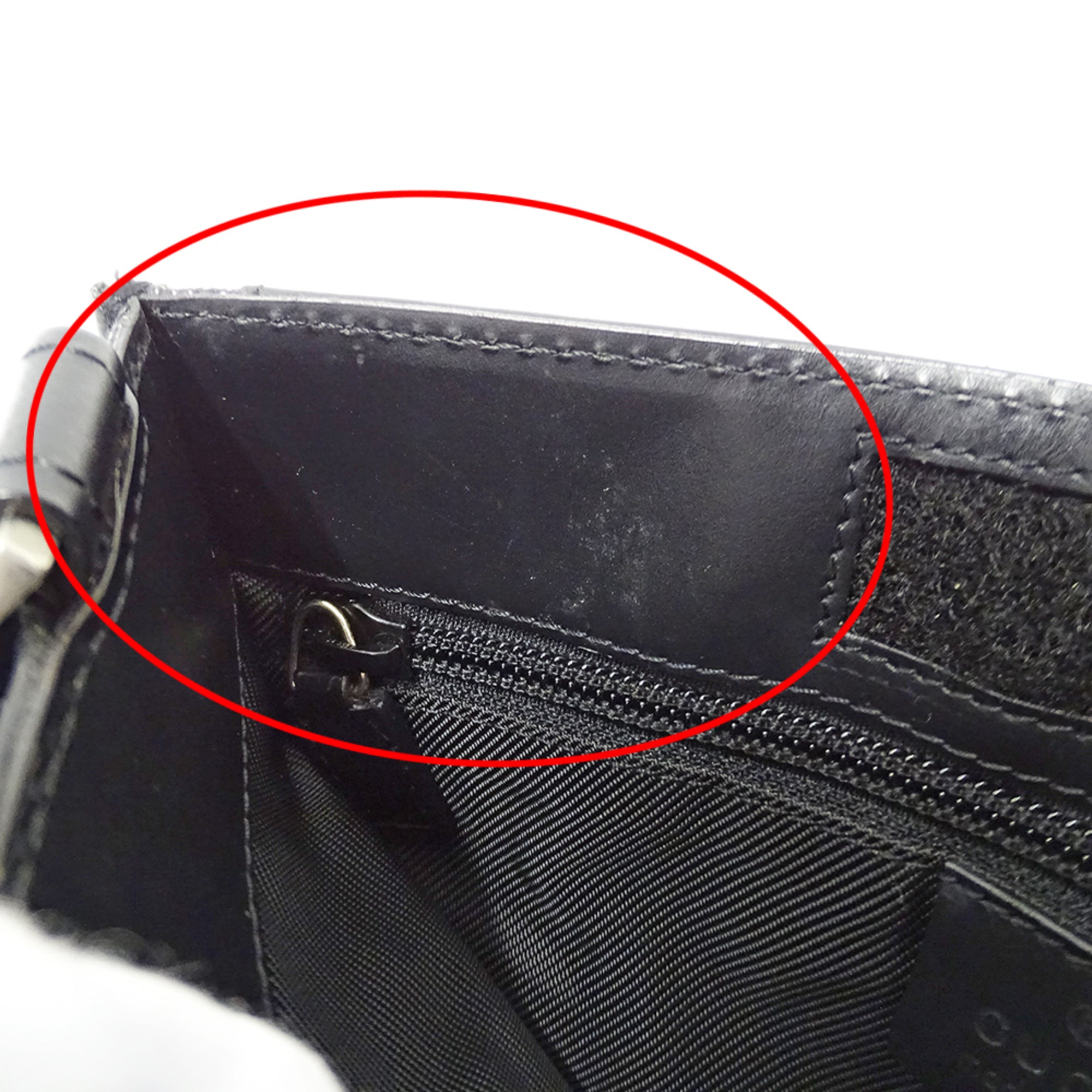 Gucci Navy Denim Shoulder Bag (Pre-Owned)