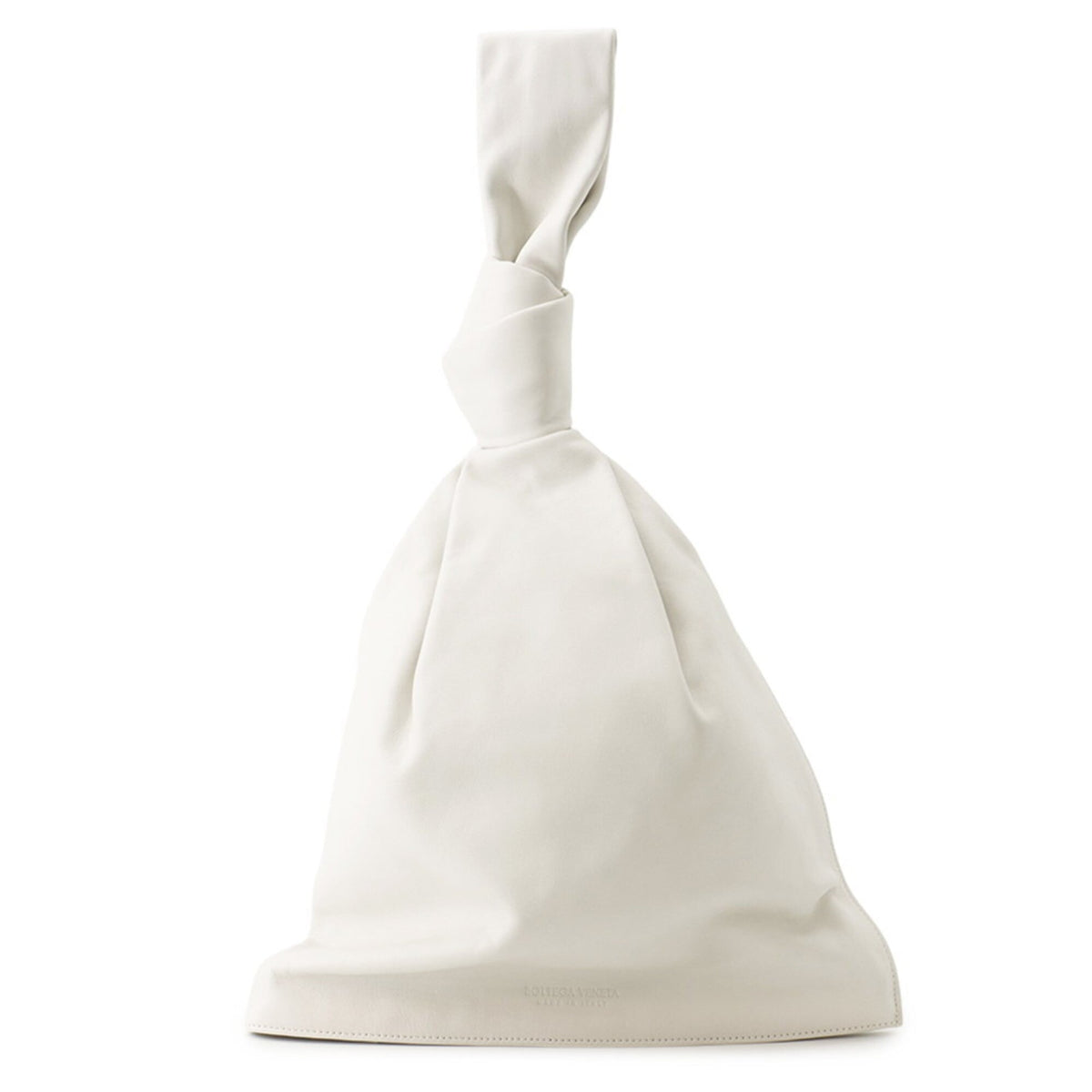 Bottega Veneta White Leather Handbag (Pre-Owned)