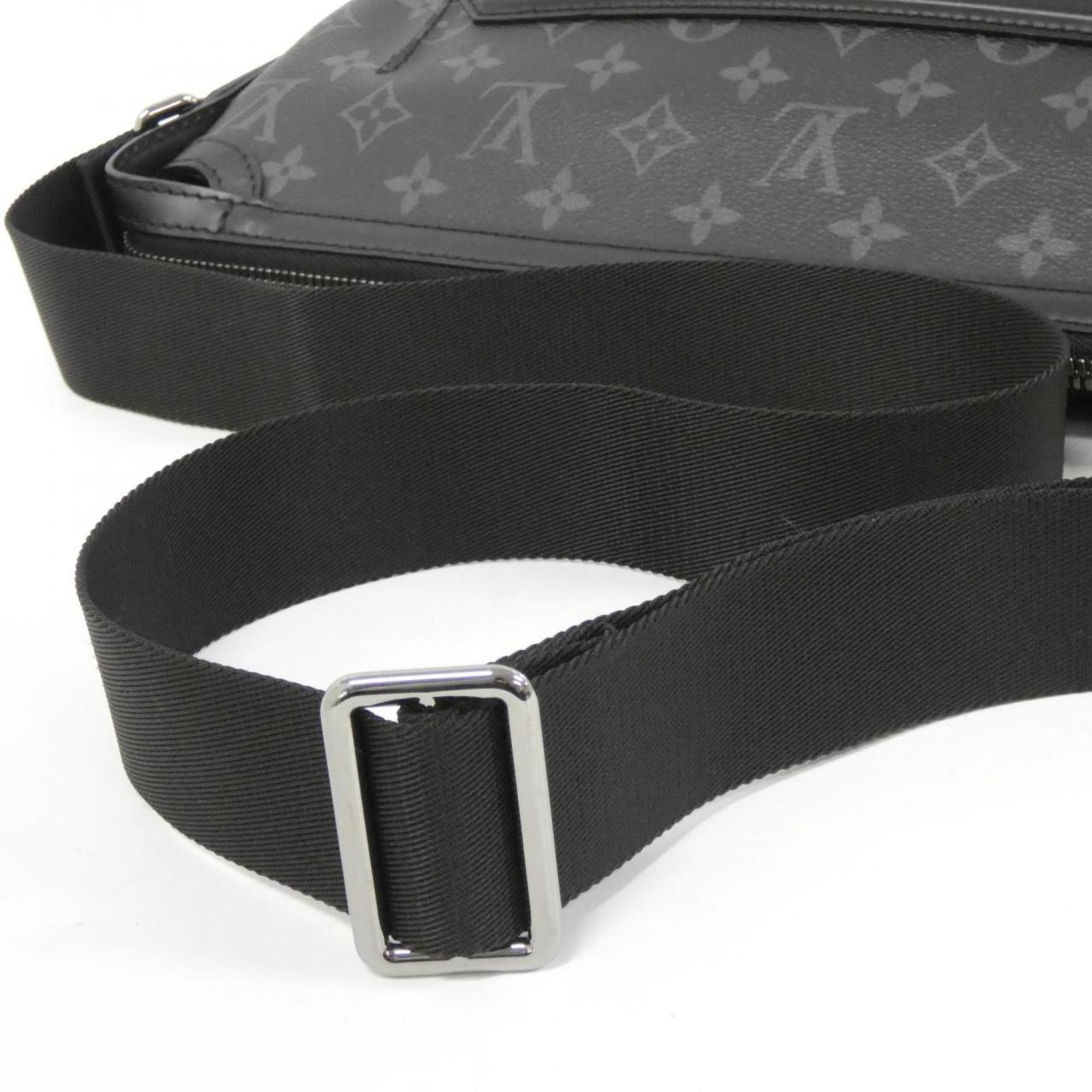 Louis Vuitton Black Coated Canvas Shoulder Bag (Pre-Owned)