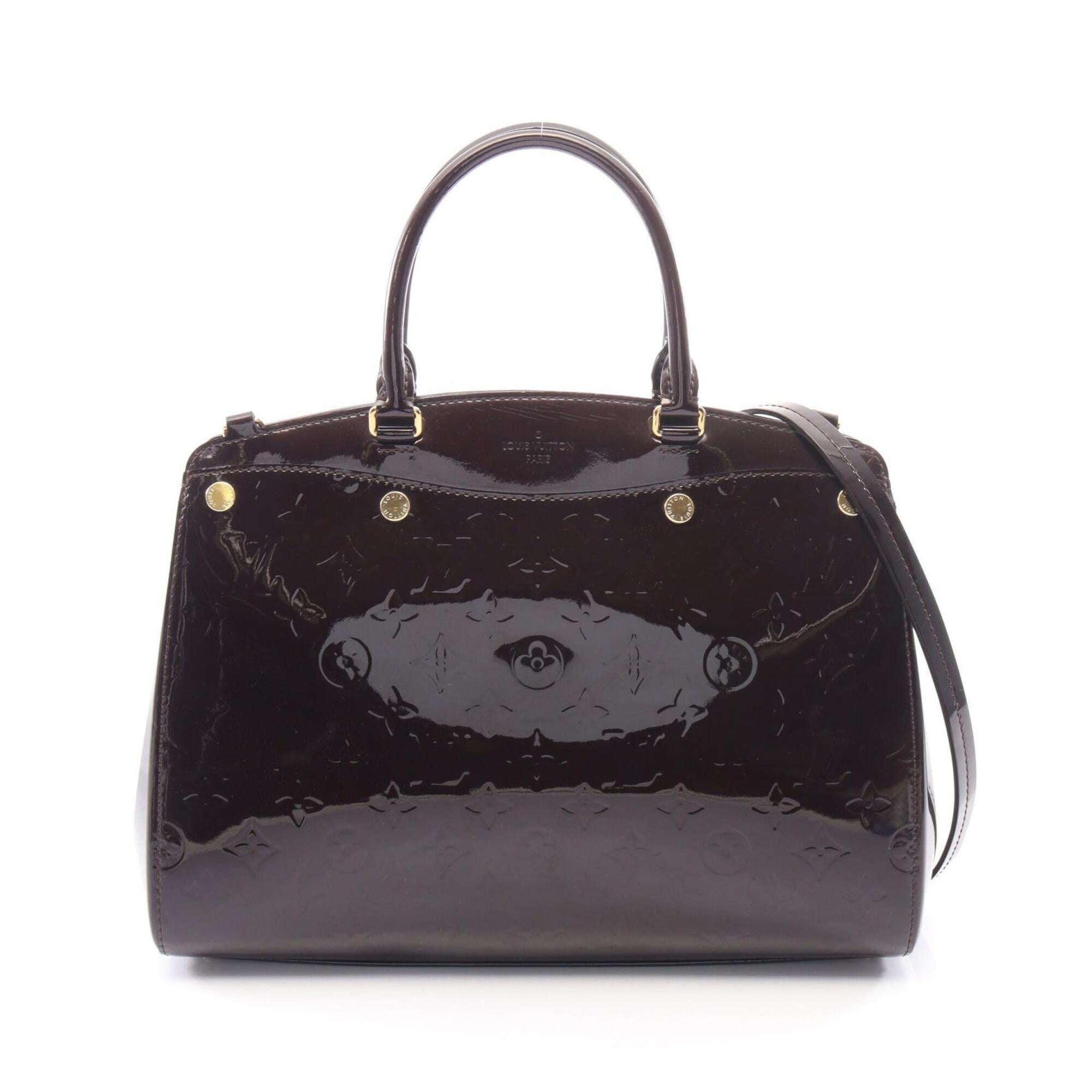Louis Vuitton Bordeaux Leather Handbag (Pre-Owned)