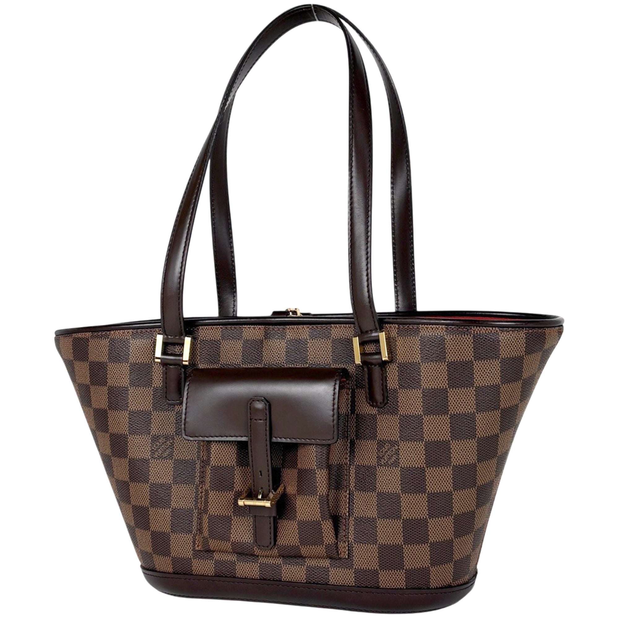 Louis Vuitton Brown Damier Canvas Damier Canvas Handbag Shoulder Bag (Pre-Owned)