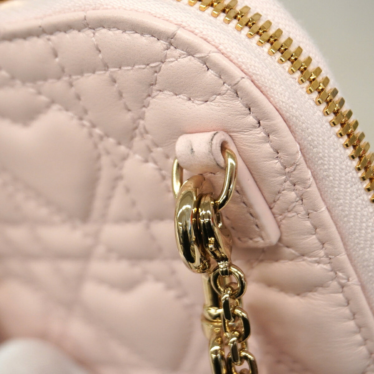 Christian Dior Pink Leather Shoulder Bag (Pre-Owned)