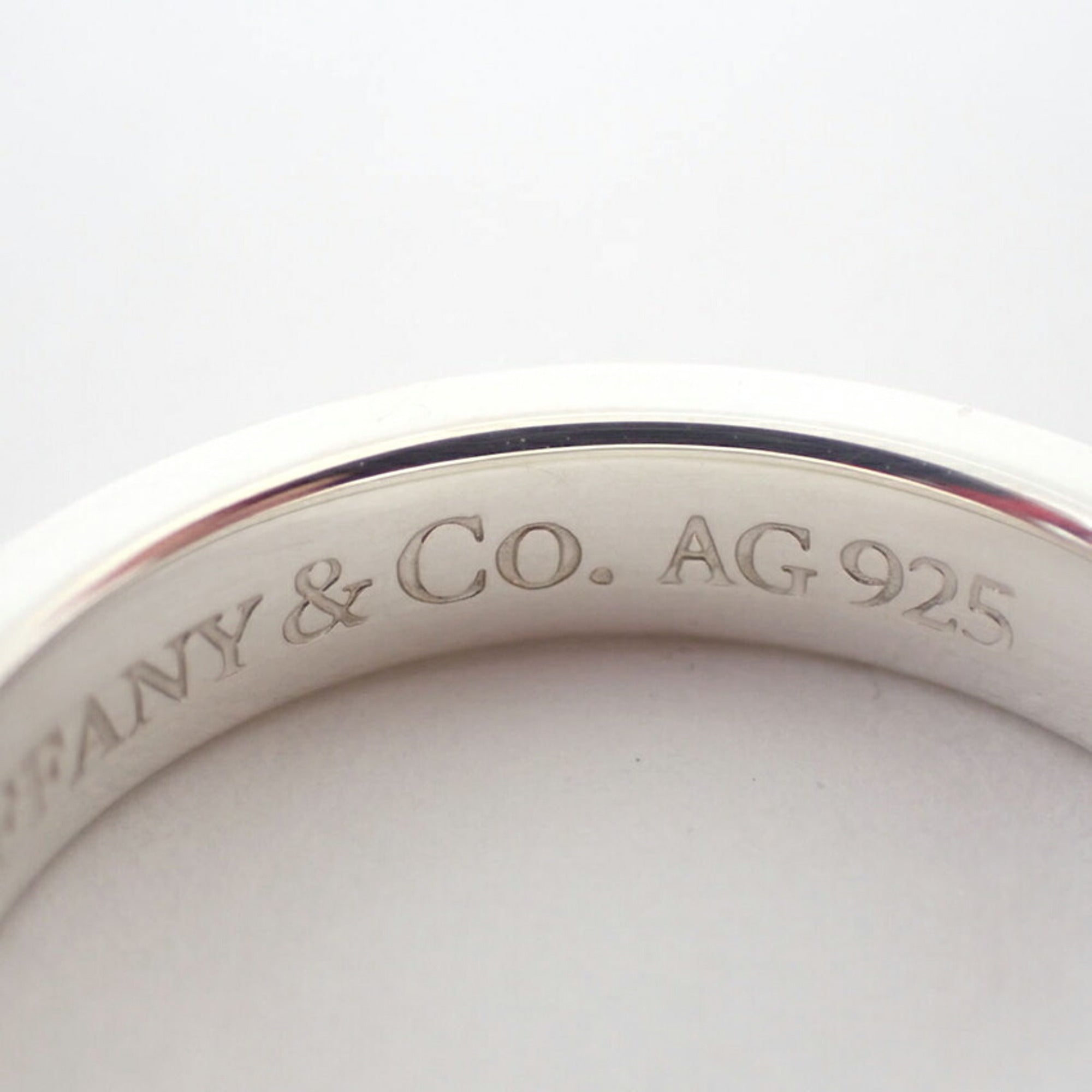Tiffany Sterling Silver 925 Band Ring (Pre-Owned)