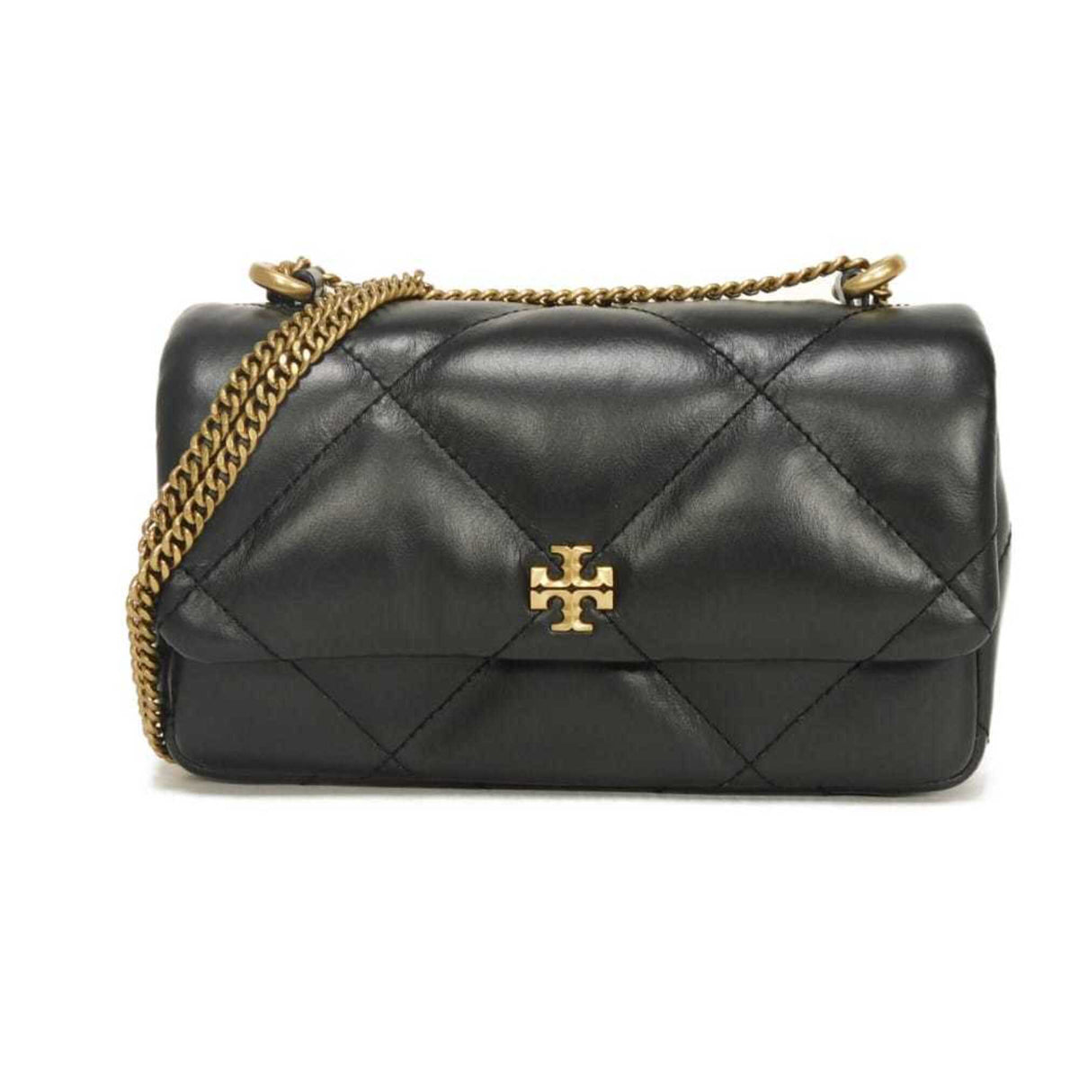 Tory Burch Black Leather Shoulder Bag (Pre-Owned)