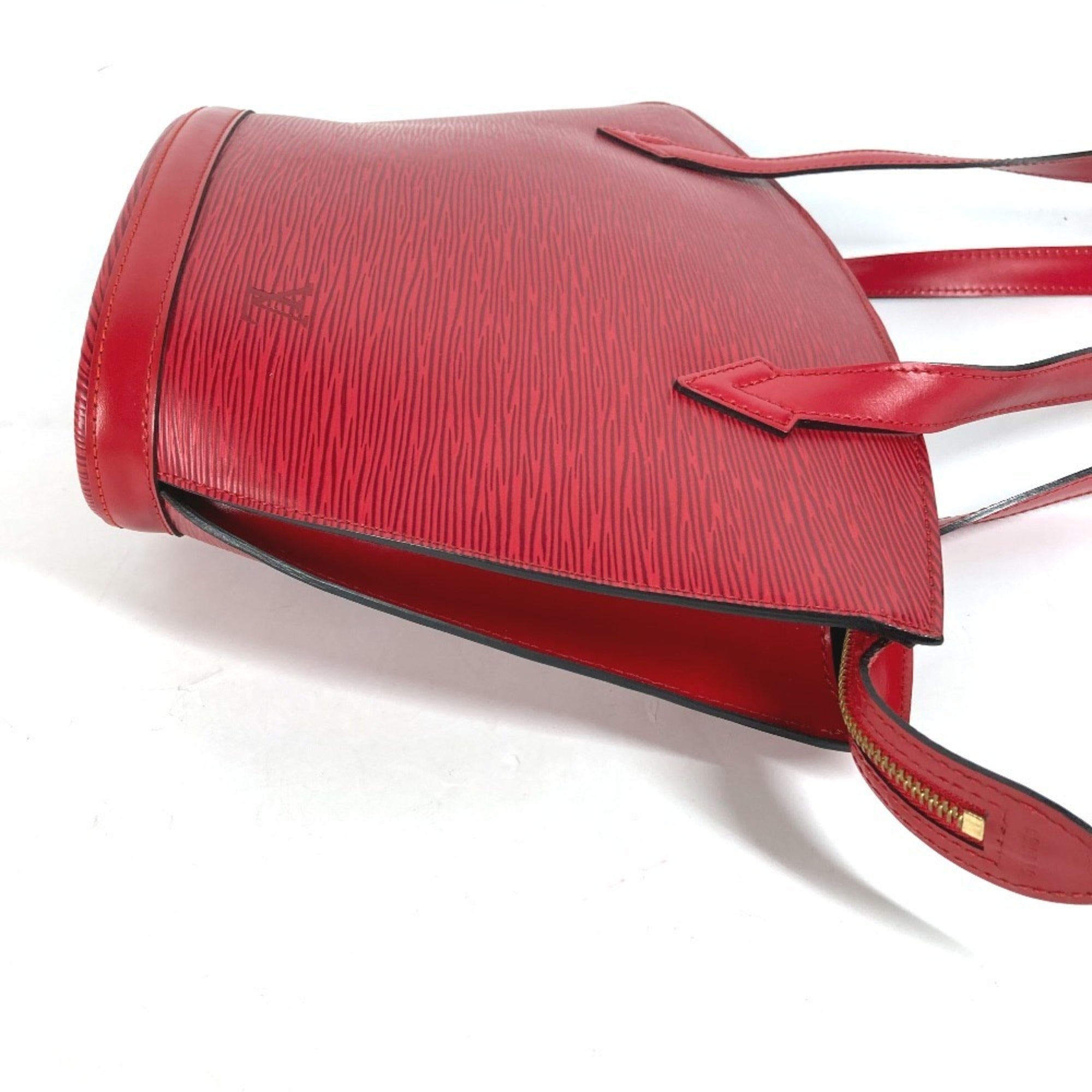 Louis Vuitton Castilian Red Red Color Epi Leather Shoulder Bag Tote Bag (Pre-Owned)
