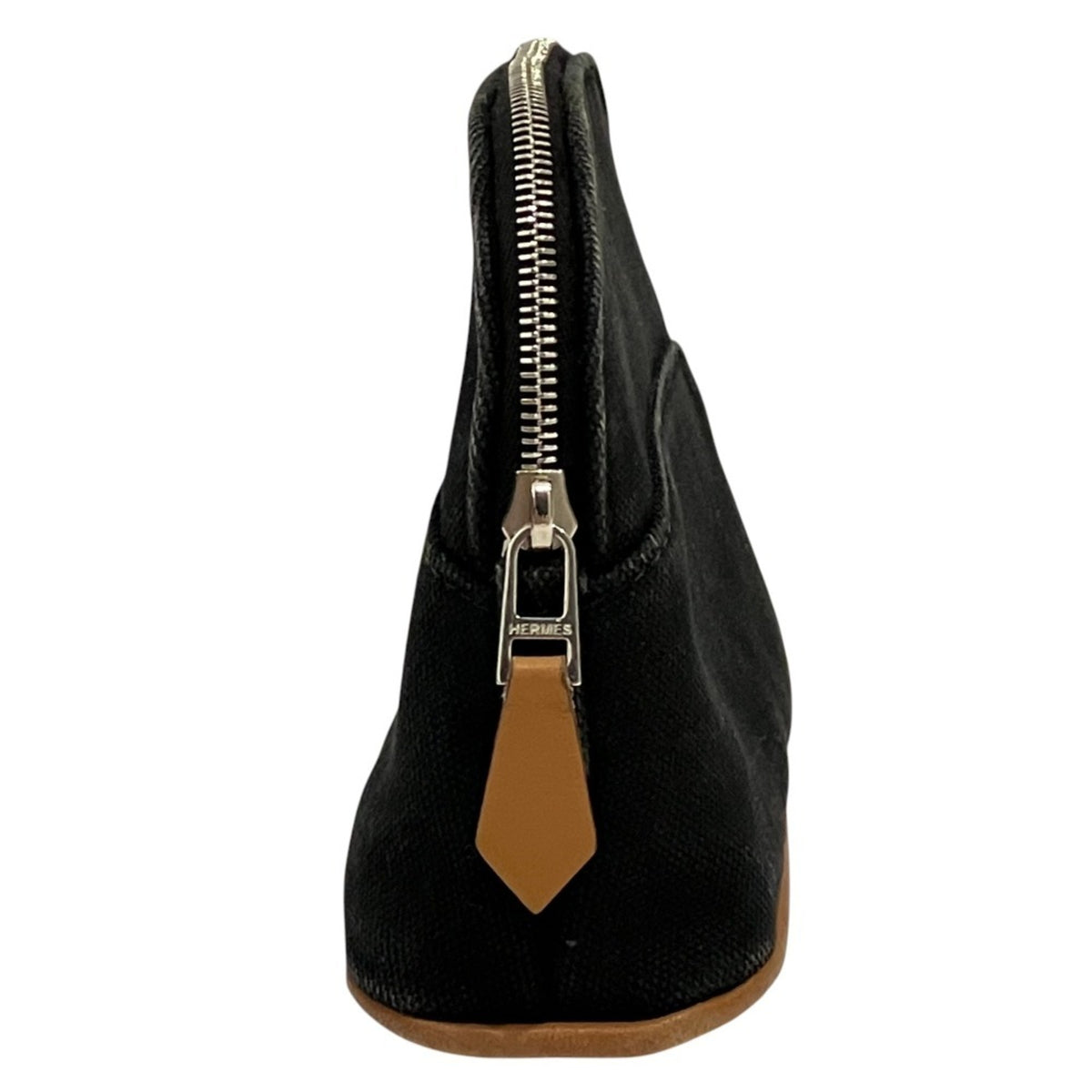 Hermes Black Canvas Cotton Pouch (Pre-Owned)