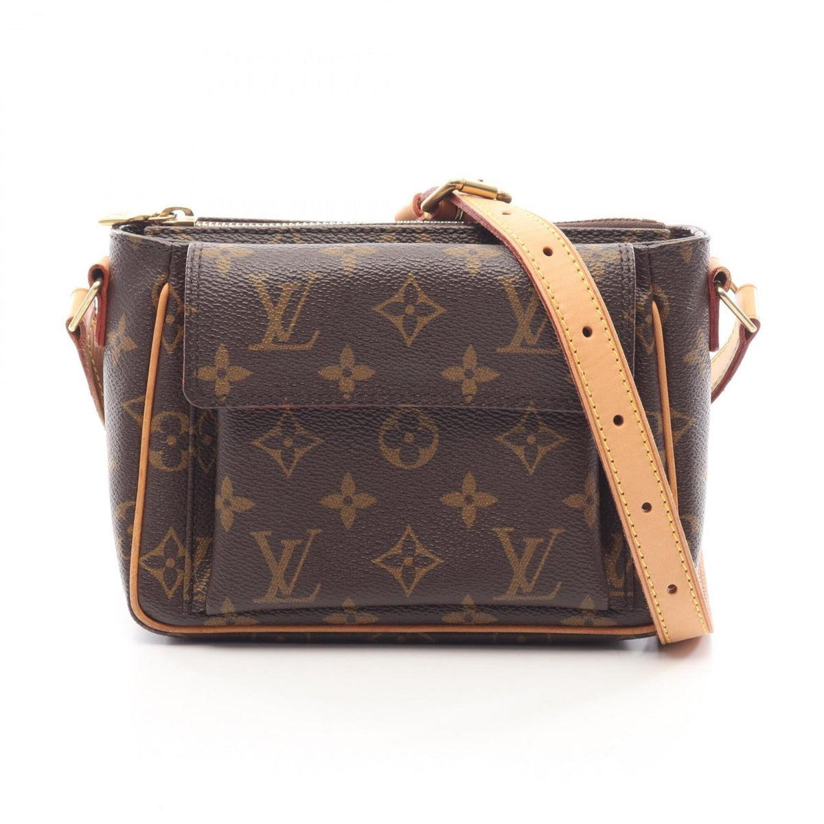 Louis Vuitton Brown Monogram Monogram Leather Handbag Shoulder Bag (Pre-Owned)