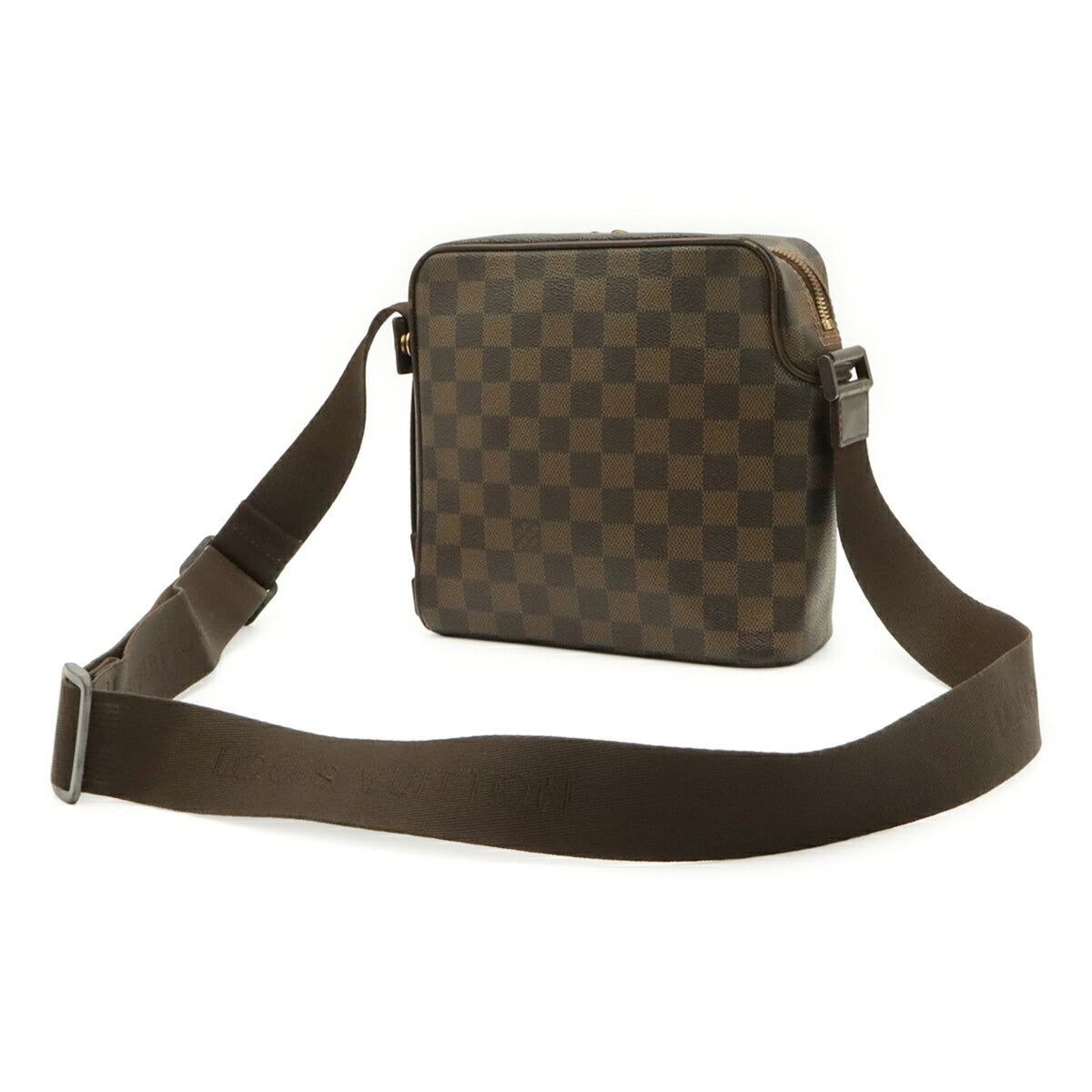 Louis Vuitton Brown Damier Canvas White Pvc Pochette Shoulder Bag (Pre-Owned)