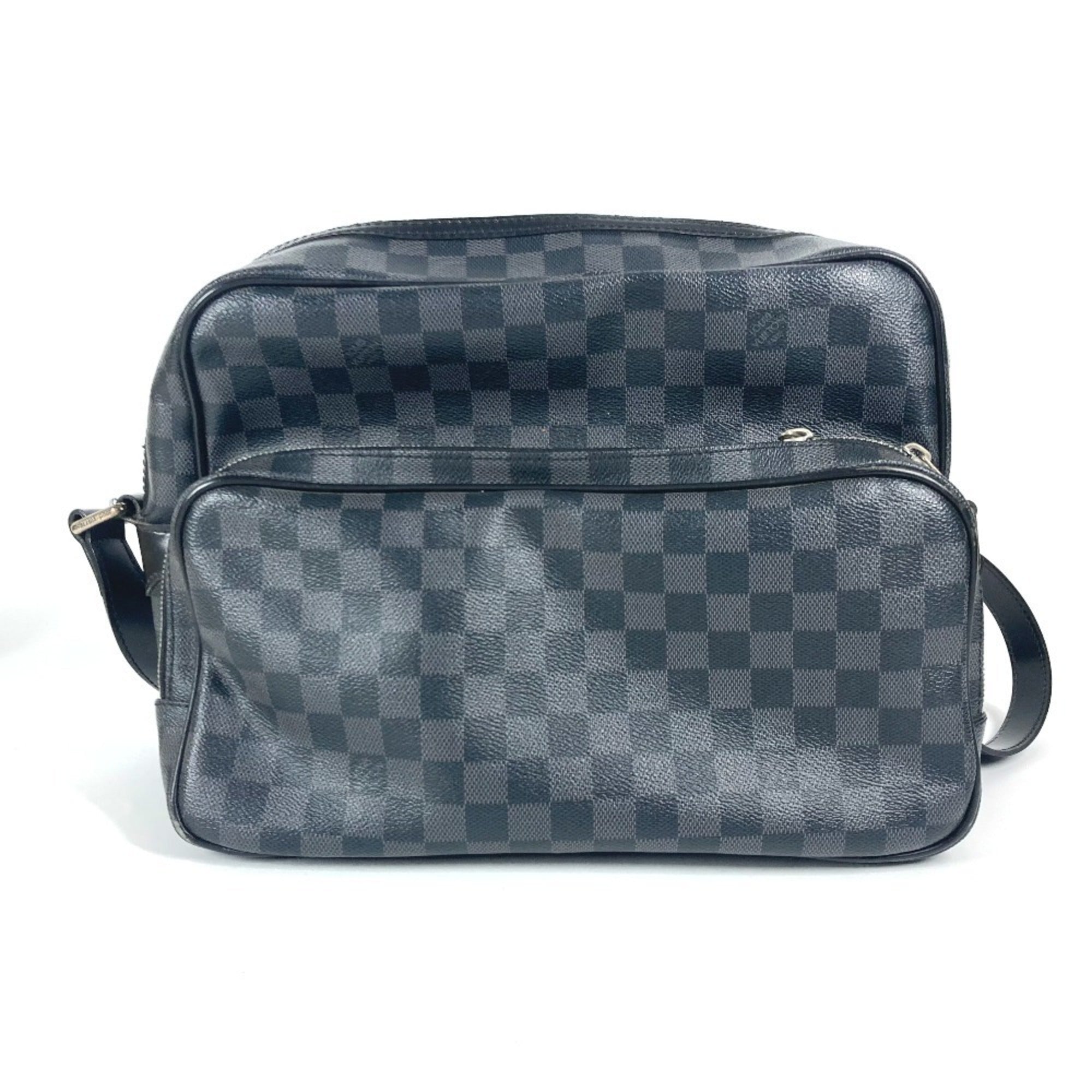 Louis Vuitton Damier Graphite Black Damier Graphite Shoulder Bag (Pre-Owned)