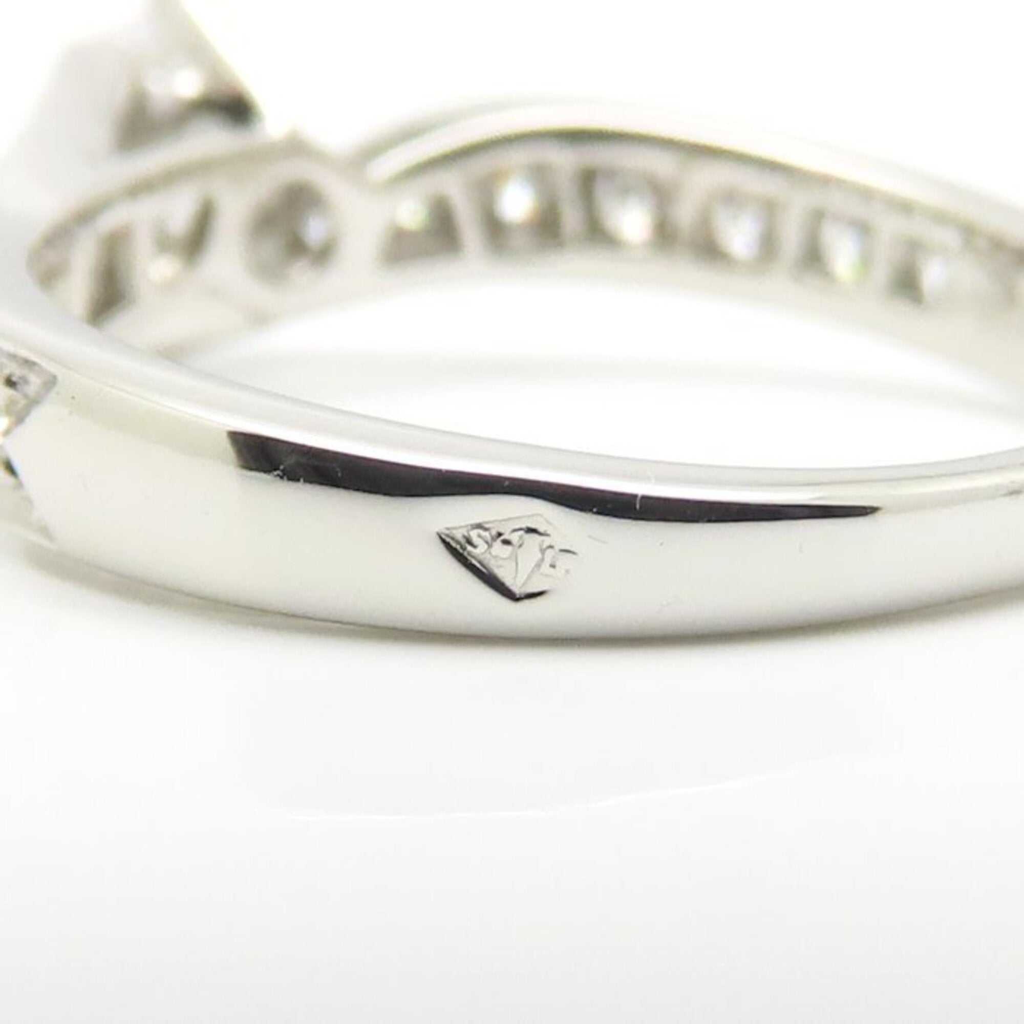 Van Cleef & Arpels Platinum 950 Band Ring (Pre-Owned)