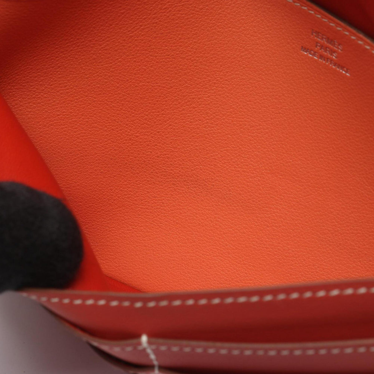 Hermes Bordeaux Pink Swift Leather Leather Long Wallet (Bi-Fold) (Pre-Owned)