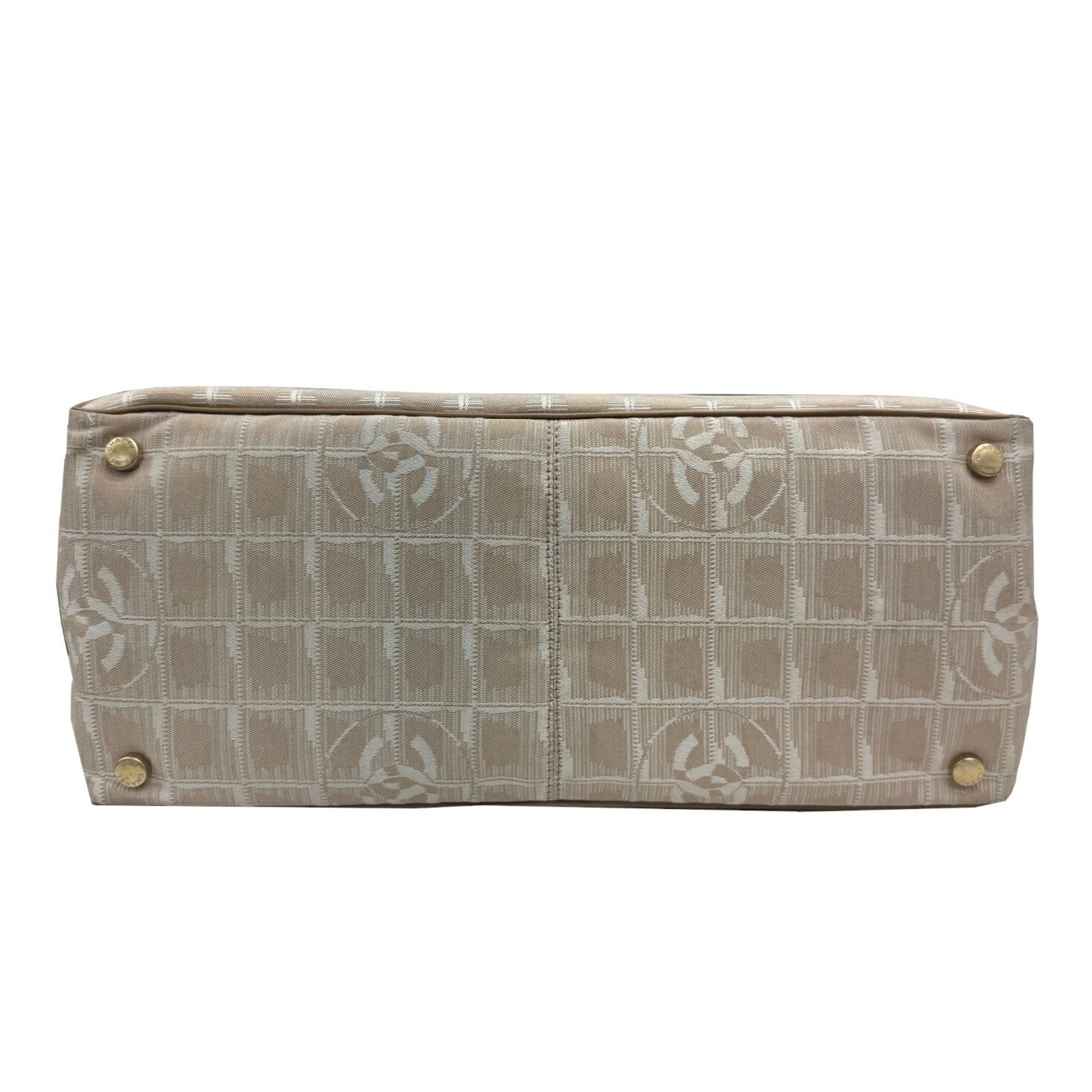 Chanel Beige New Travel Line Tote Bag (Pre-Owned)